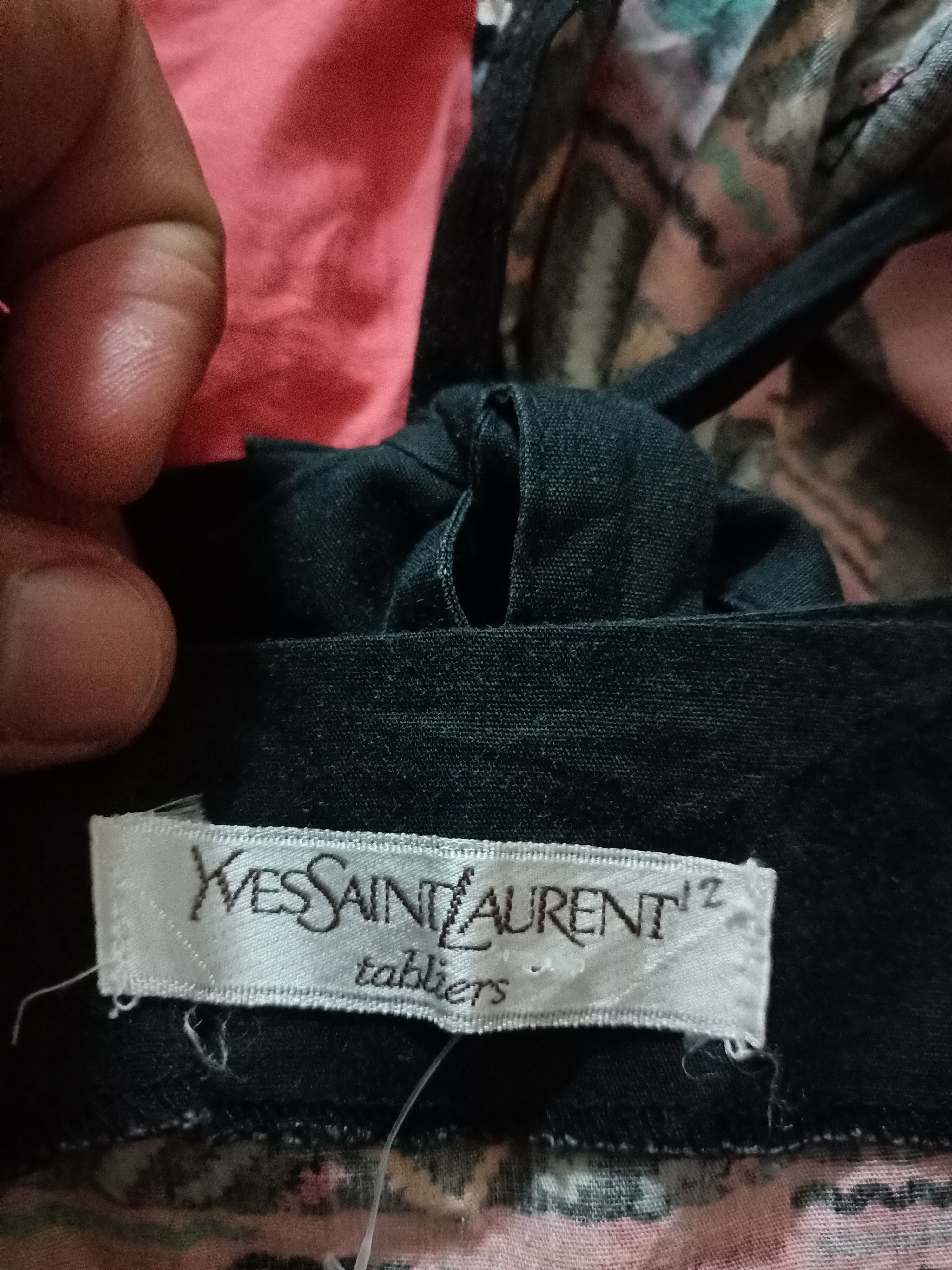Saint Laurent Paris × Vintage × Yves Saint Laurent Vintage Yves Saint Laurent apron Size ONE SIZE - 5 Thumbnail