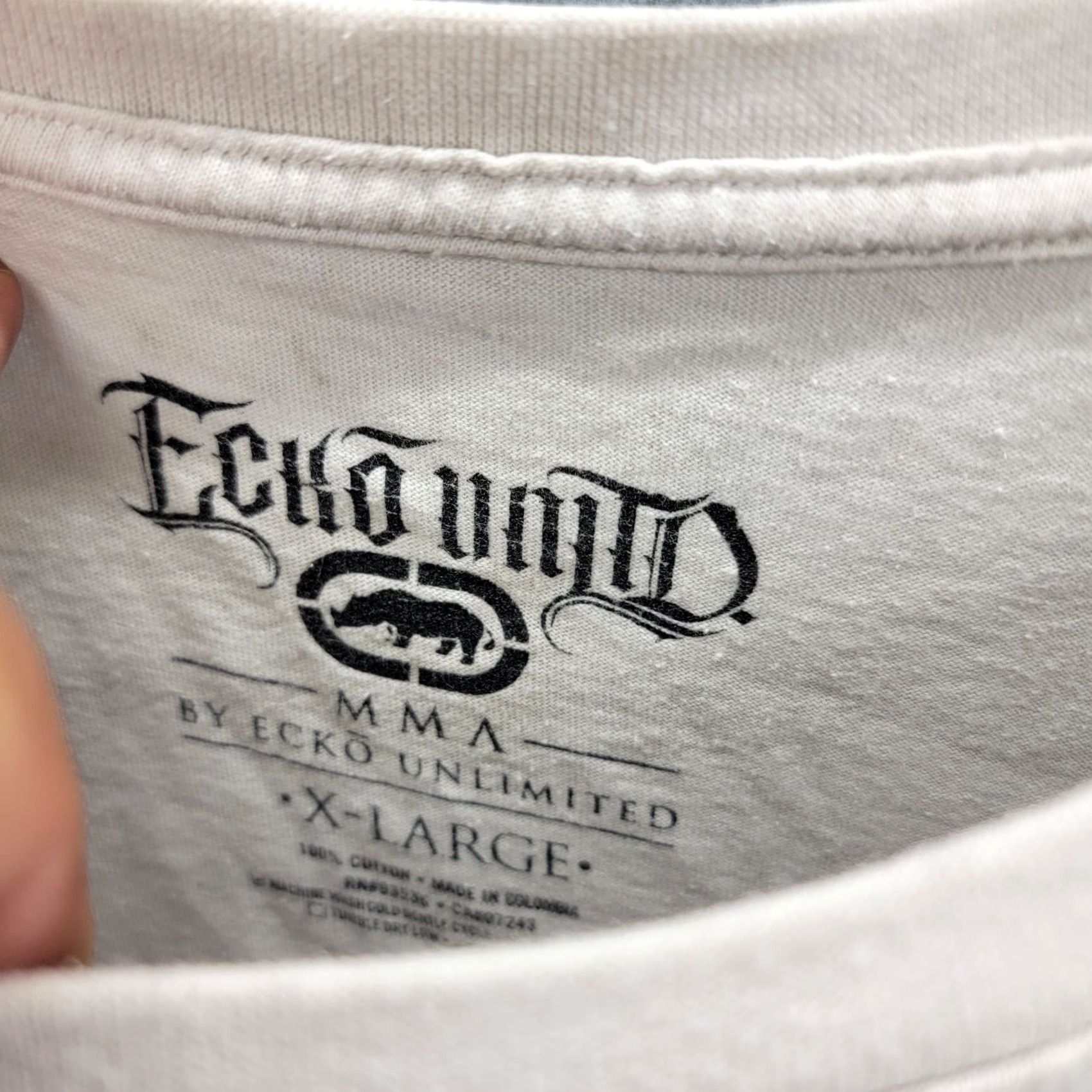 Ecko Unltd. VINTAGE Ecko Unltd. MMA Shirt Mens XL Graffiti Hip Hop Skate Street Distressed White Cotton T-Shirt Boy? No, keep Mens. Size US XL / EU 56 / 4 - 4 Thumbnail