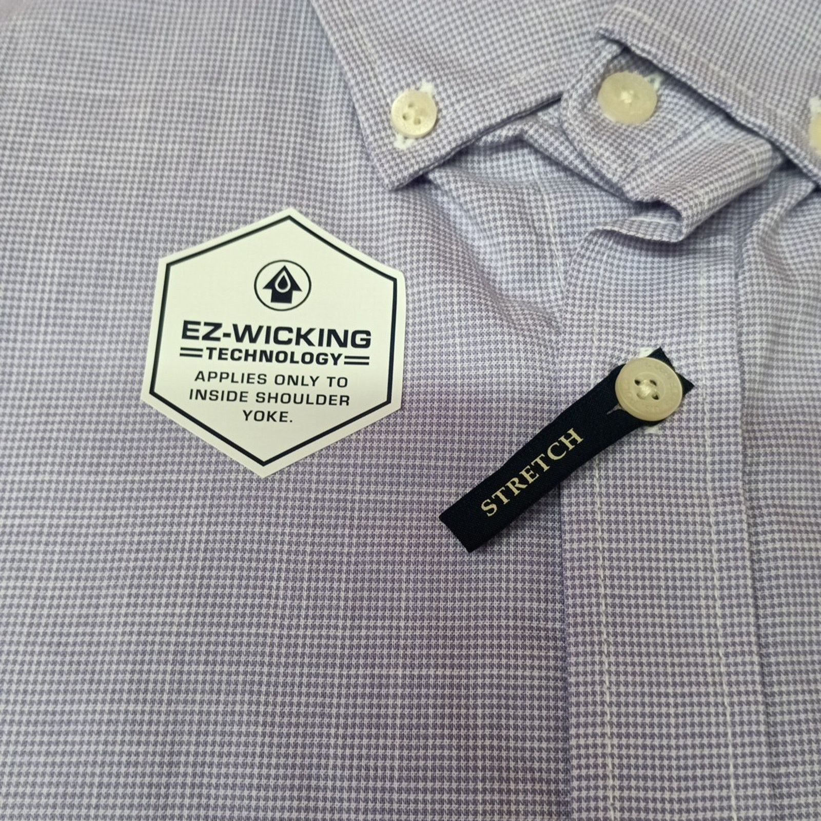 U.S. Polo Assn. U.S. Polo Assn. Button Woven Shirt Men's S Violet Checkered Size US S / EU 44-46 / 1 - 5 Thumbnail