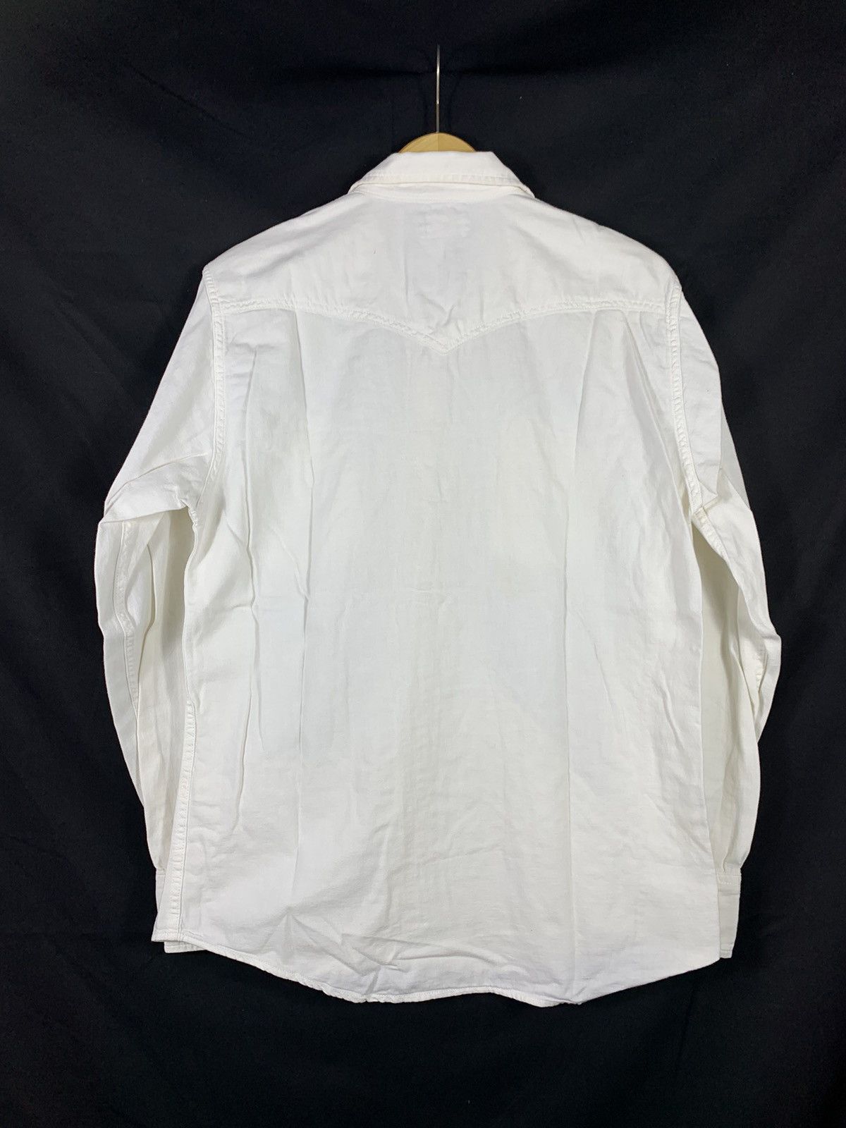 45rpm × Blue Blue Japan × RRL Ralph Lauren Blue Blue Japan White Shirt Size US L / EU 52-54 / 3 - 2 Thumbnail