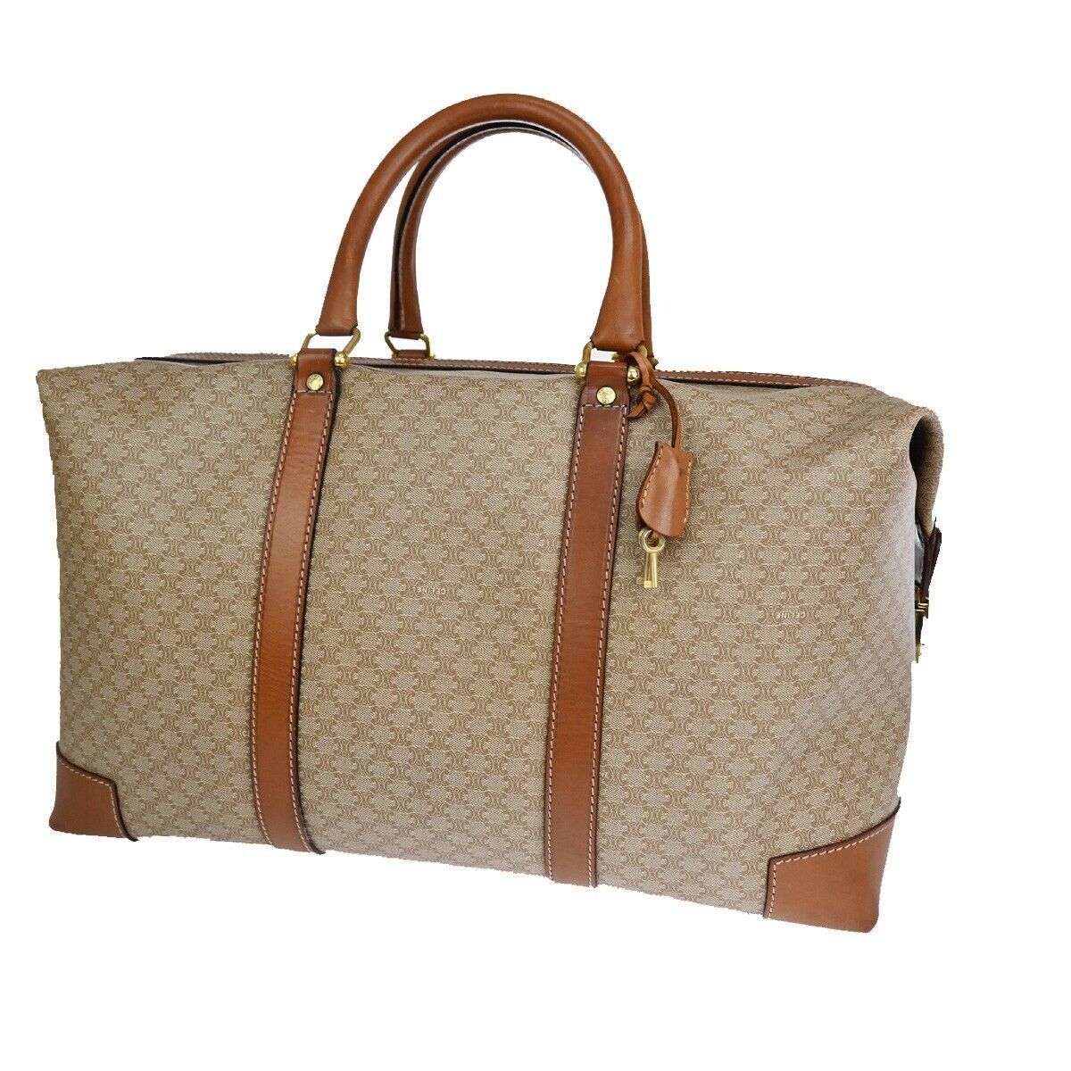 image of Celine Céline Macadam Travel in Beige, Women's