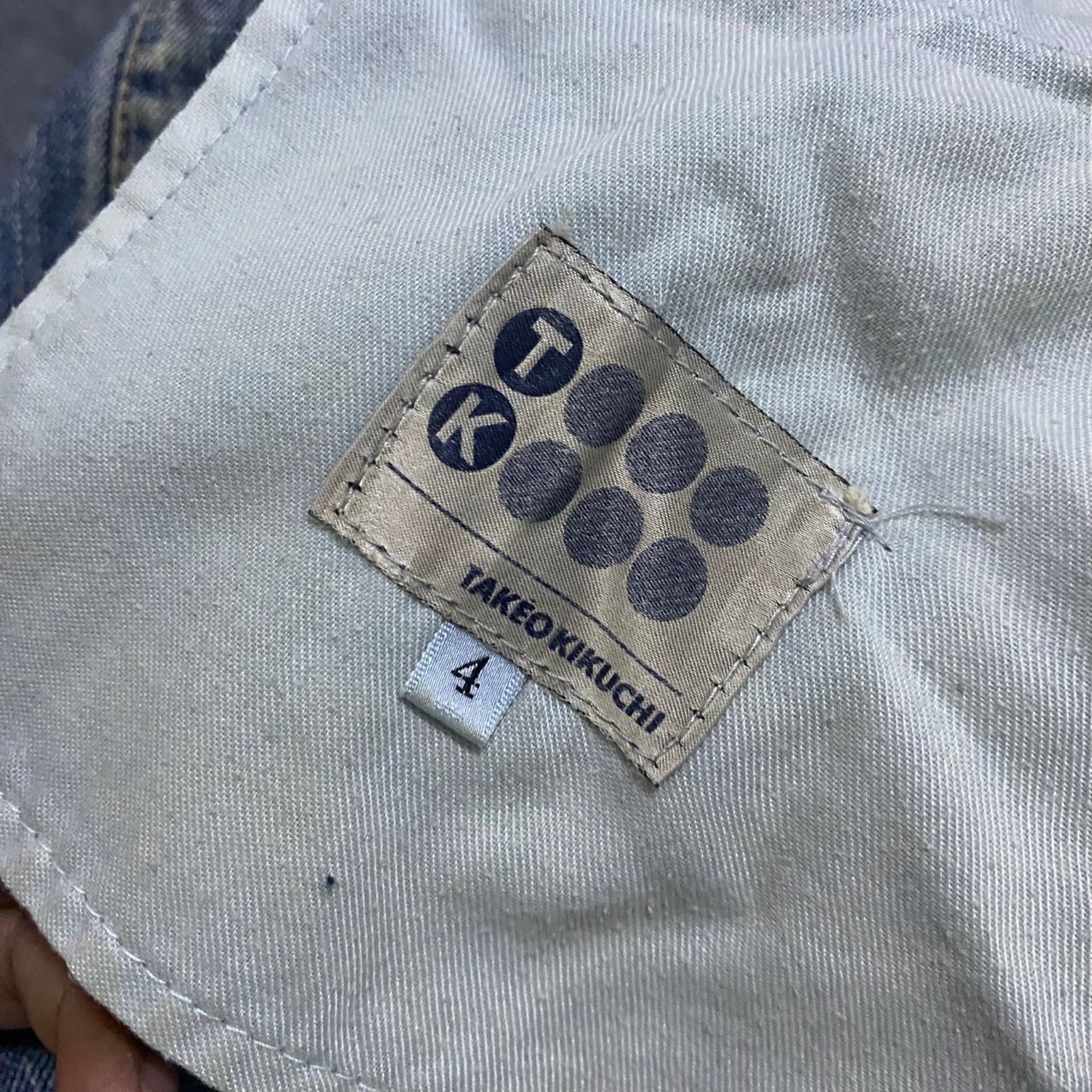 Takeo Kikuchi 💥Best Offer💥Vintage Takeo Kikuchi Distressed Denim Size US 34 / EU 50 - 17 Thumbnail