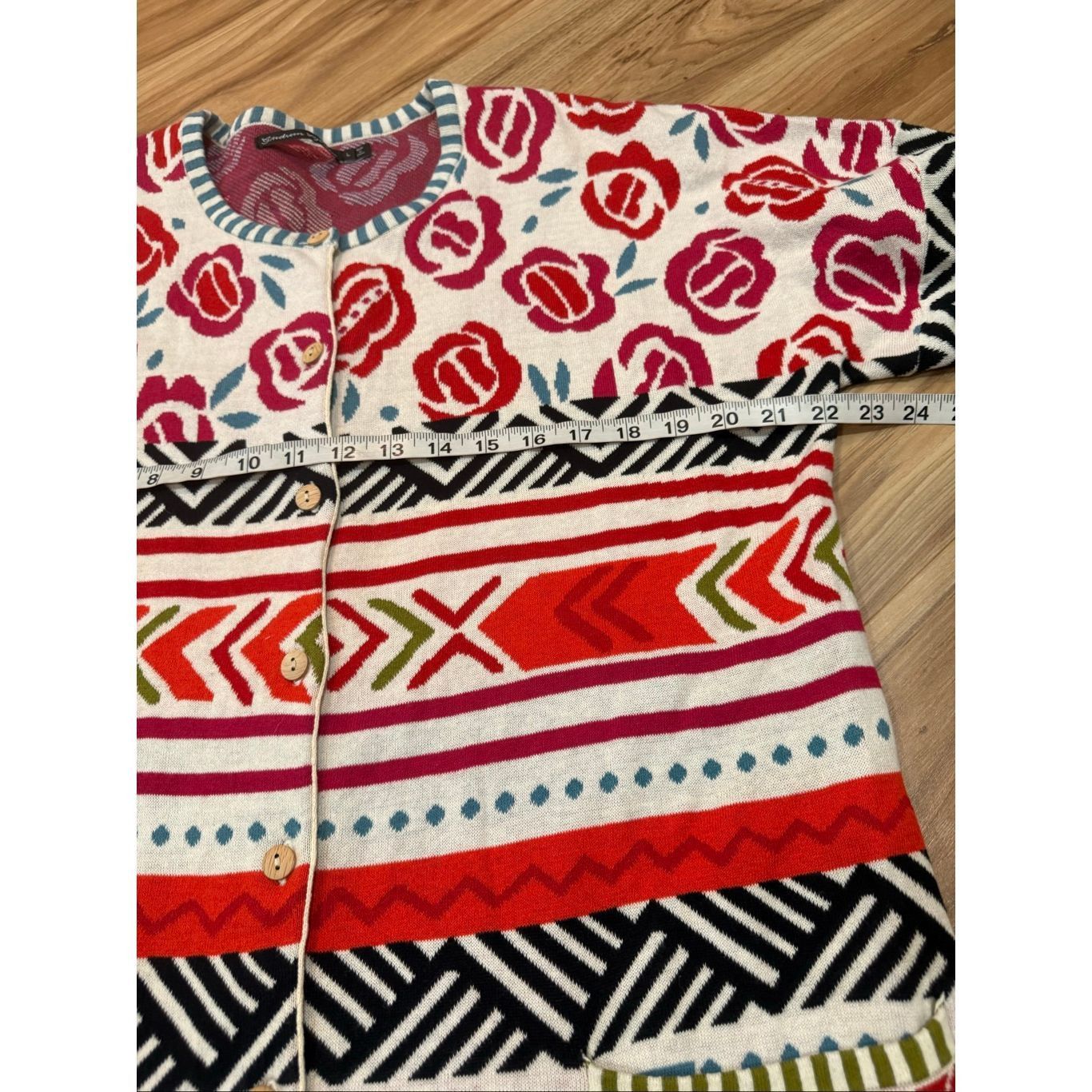 Guru Gudrun Sjoden colorful cardigan size L Size L / US 10 / IT 46 - 6 Thumbnail