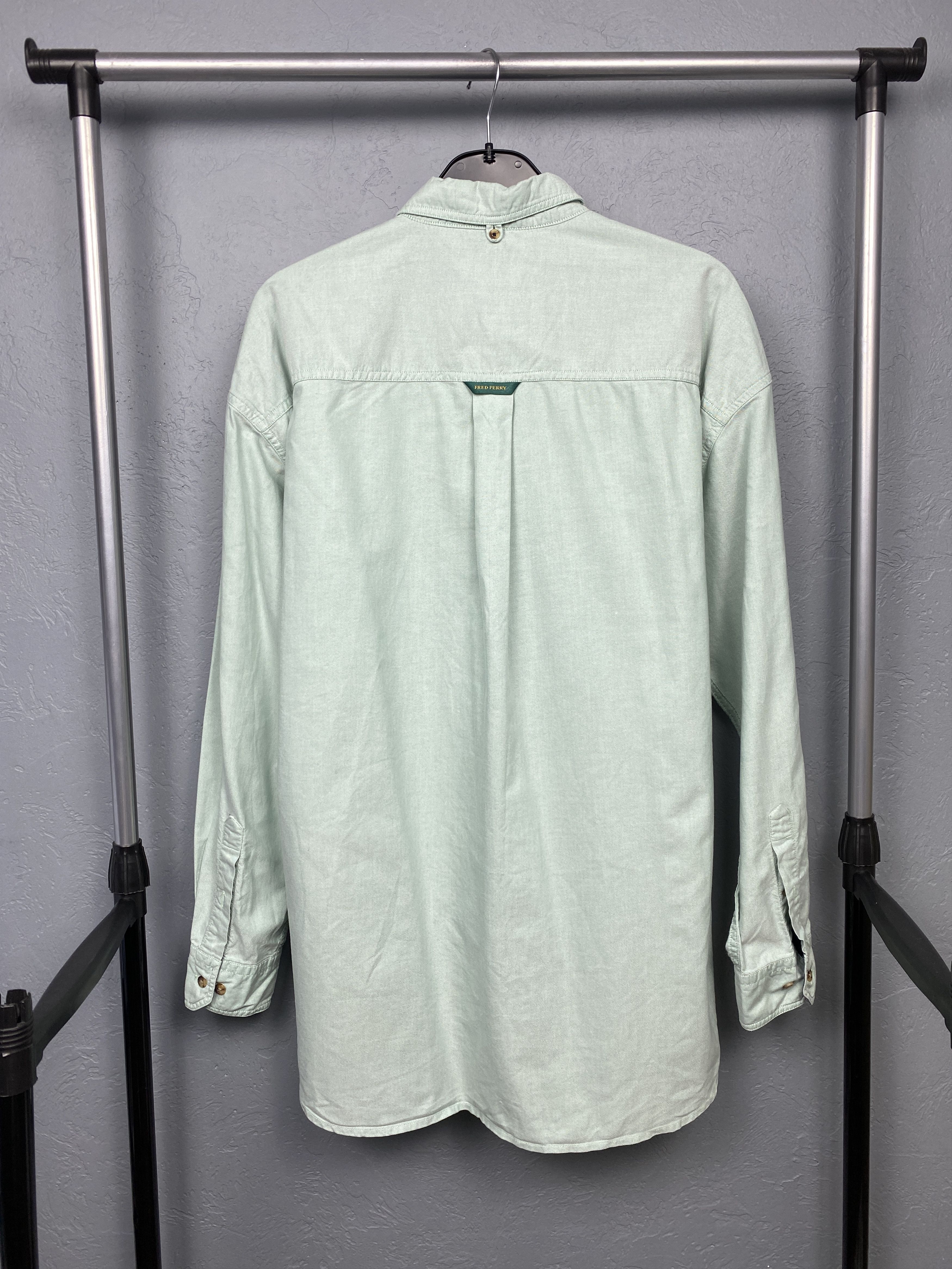 Fred Perry Fred Perry Vintage Mens Long Sleeve Shirt Size US L / EU 52-54 / 3 - 6 Thumbnail