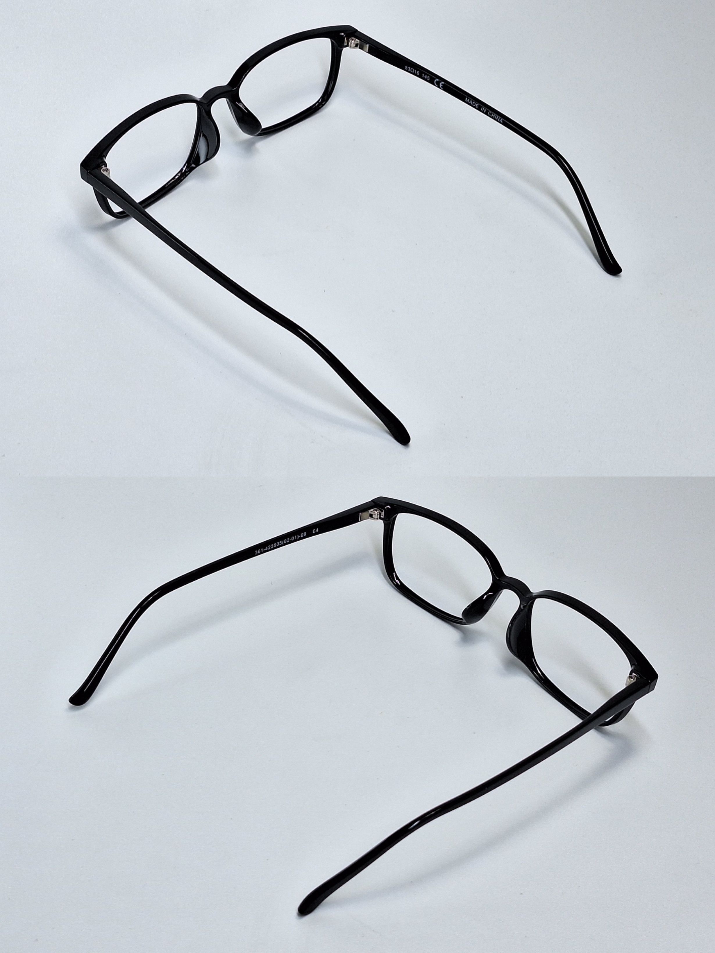 Uniqlo Uniqlo Square Ultra Light Frame 361-423505 8g Black Y2K Size ONE SIZE - 5 Thumbnail