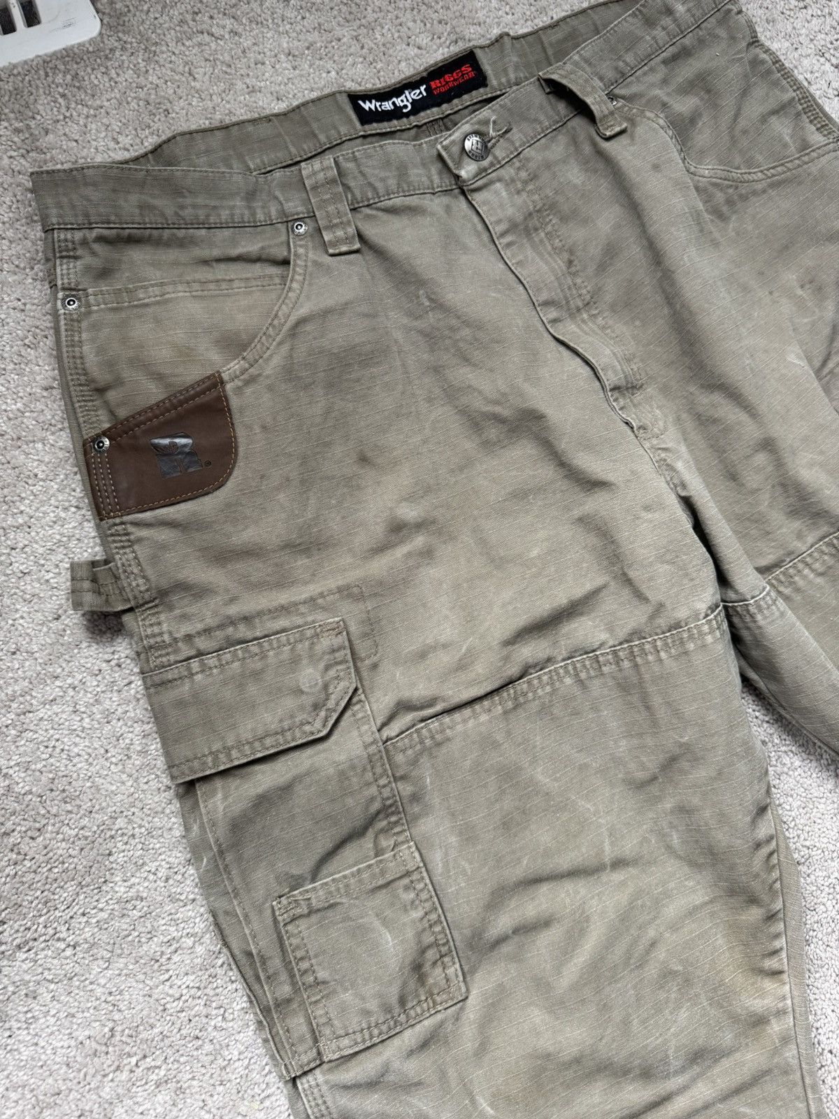 Vintage × Wrangler Wrangler work pants Size US 38 / EU 54 - 3 Thumbnail