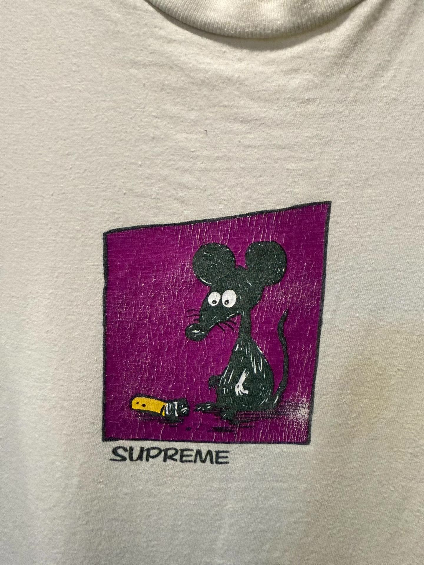Supreme Supreme Week 1 Mouse Tee Mouse Print T-shirt Ｑ20 Size US L / EU 52-54 / 3 - 3 Thumbnail