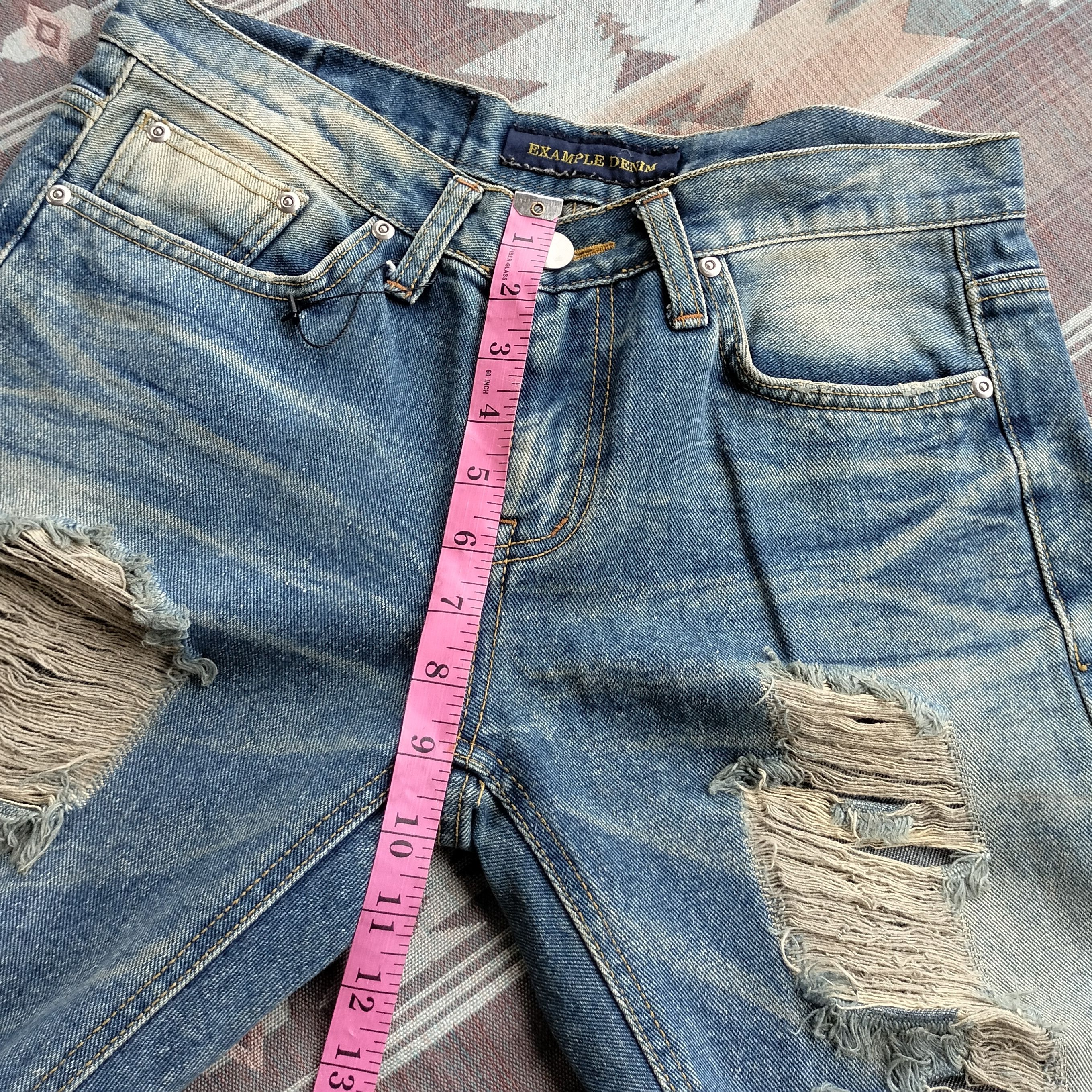Tornado Mart Example mud wash distressed denim Size US 33 - 13 Thumbnail