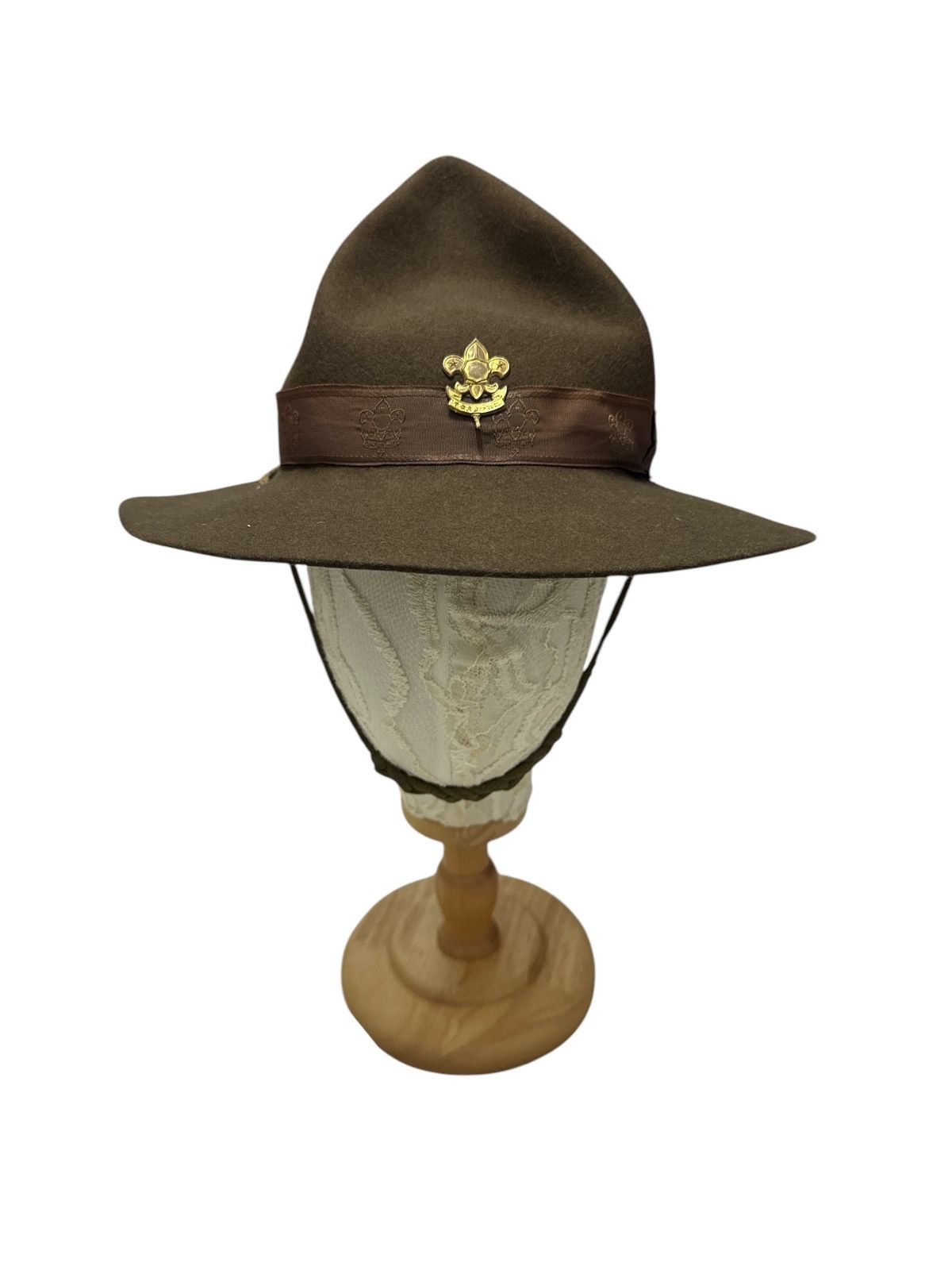 Other VINTAGE BOY SCOUT OF JAPAN WOOL FEDORA HAT SIZE 58cm Size ONE SIZE - 3 Thumbnail