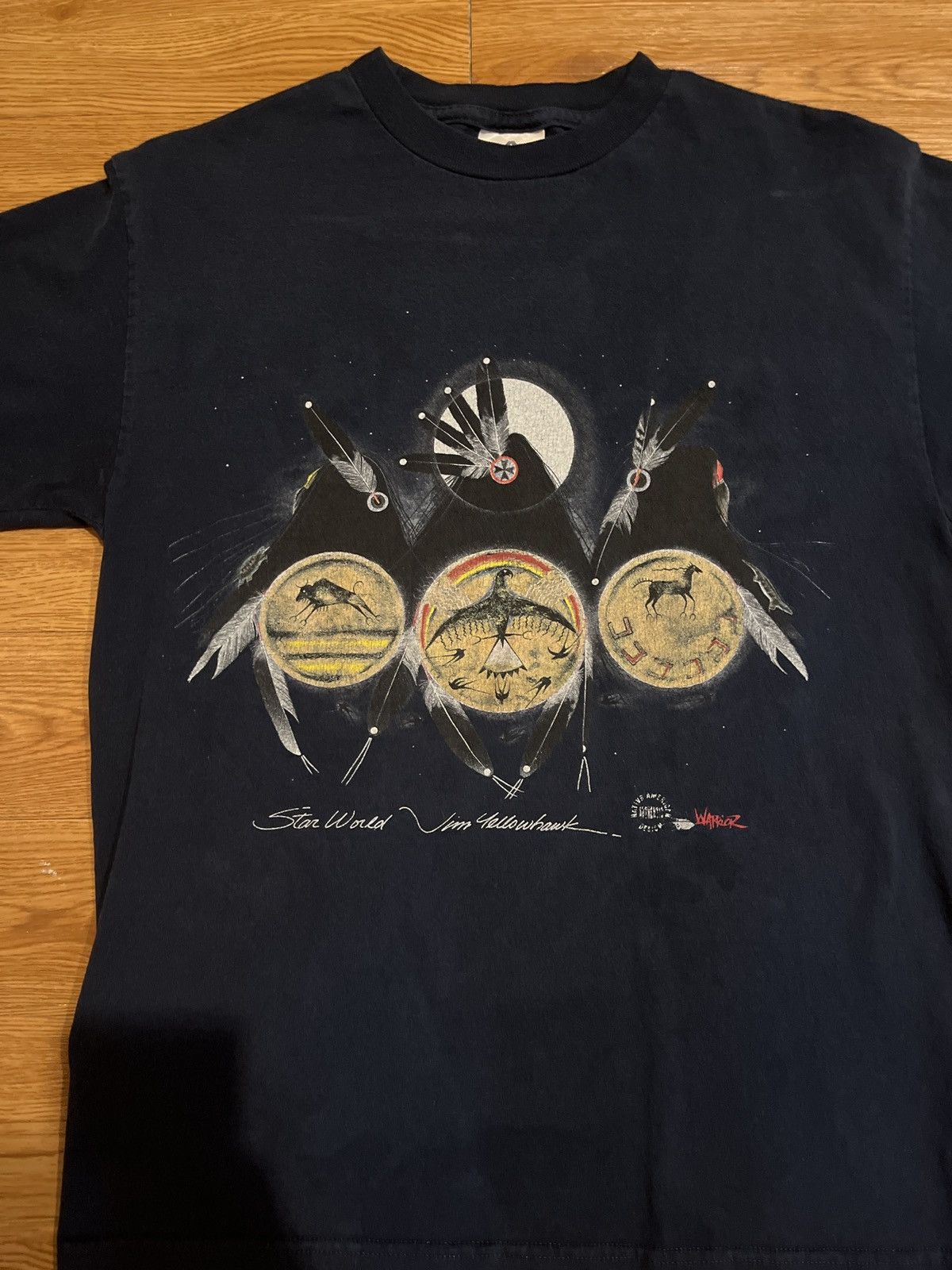Vintage vintage 90s native american tee Size US M / EU 48-50 / 2 - 2 Thumbnail