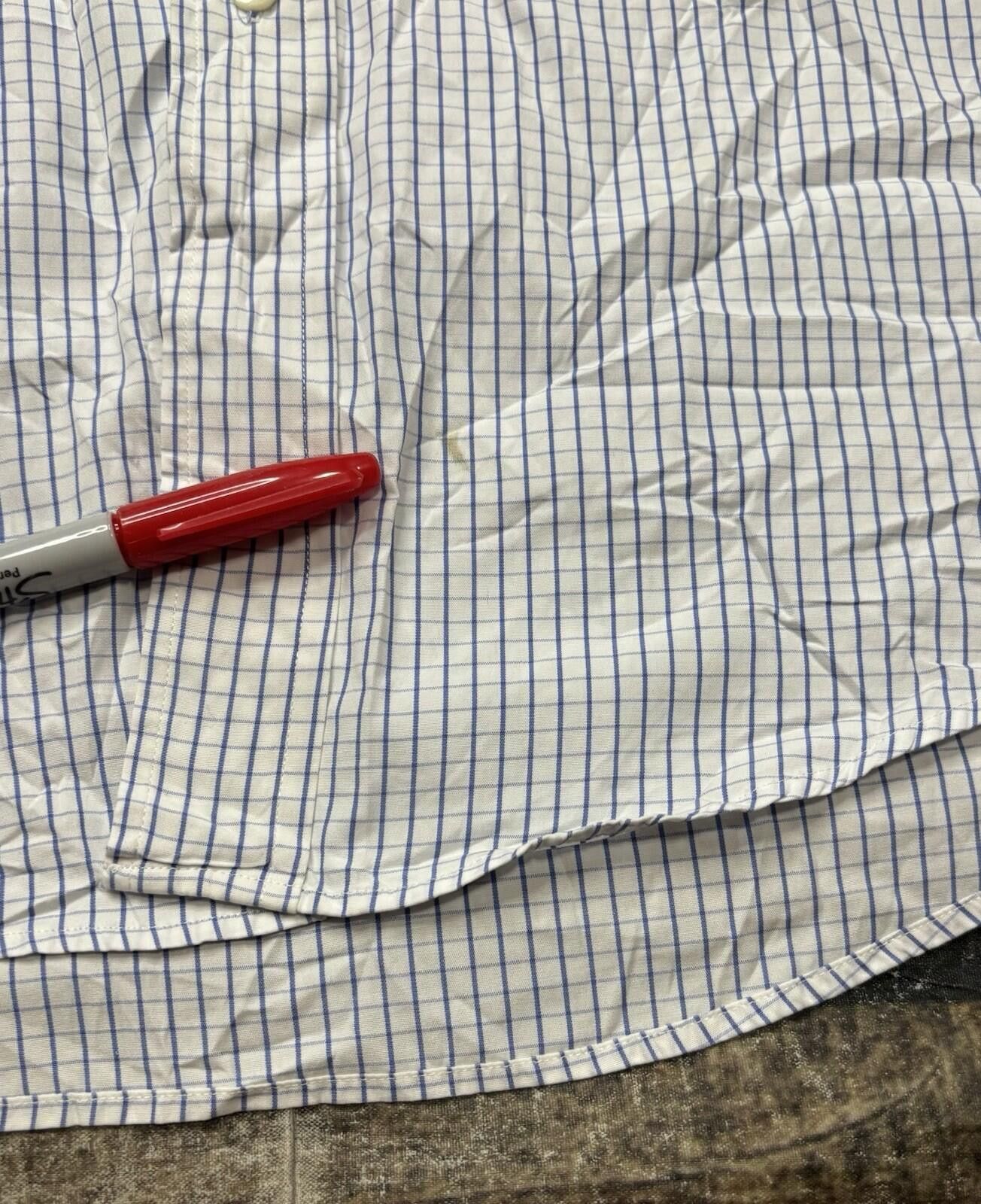 Brooks Brothers Brooks Brothers Shirt Mens 15.5 32 Large Check Cotton Size 42R - 6 Thumbnail
