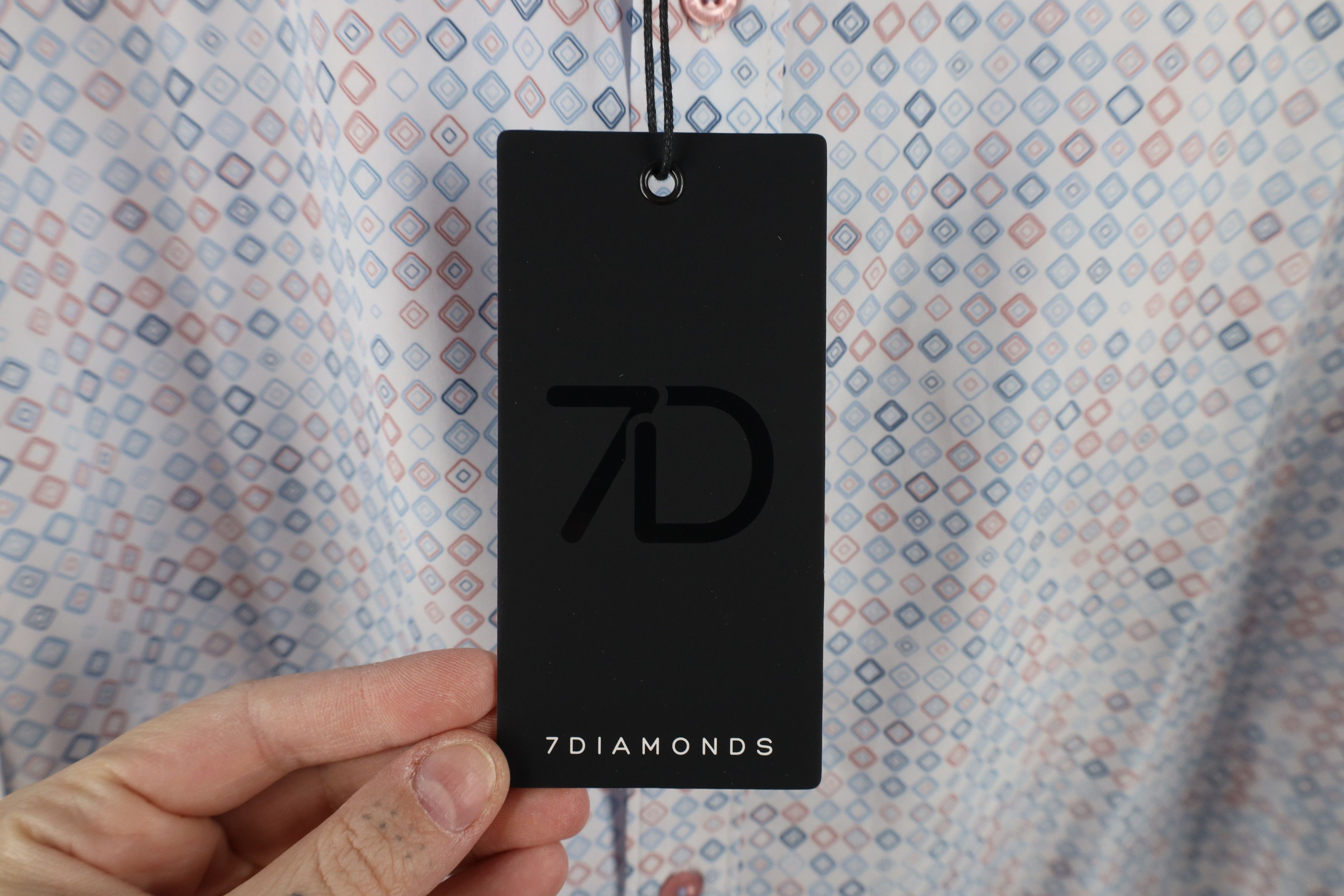 Vintage New 7 Diamonds 4 Way Stretch Short Sleeve Button Shirt Size US XXL / EU 58 / 5 - 4 Thumbnail