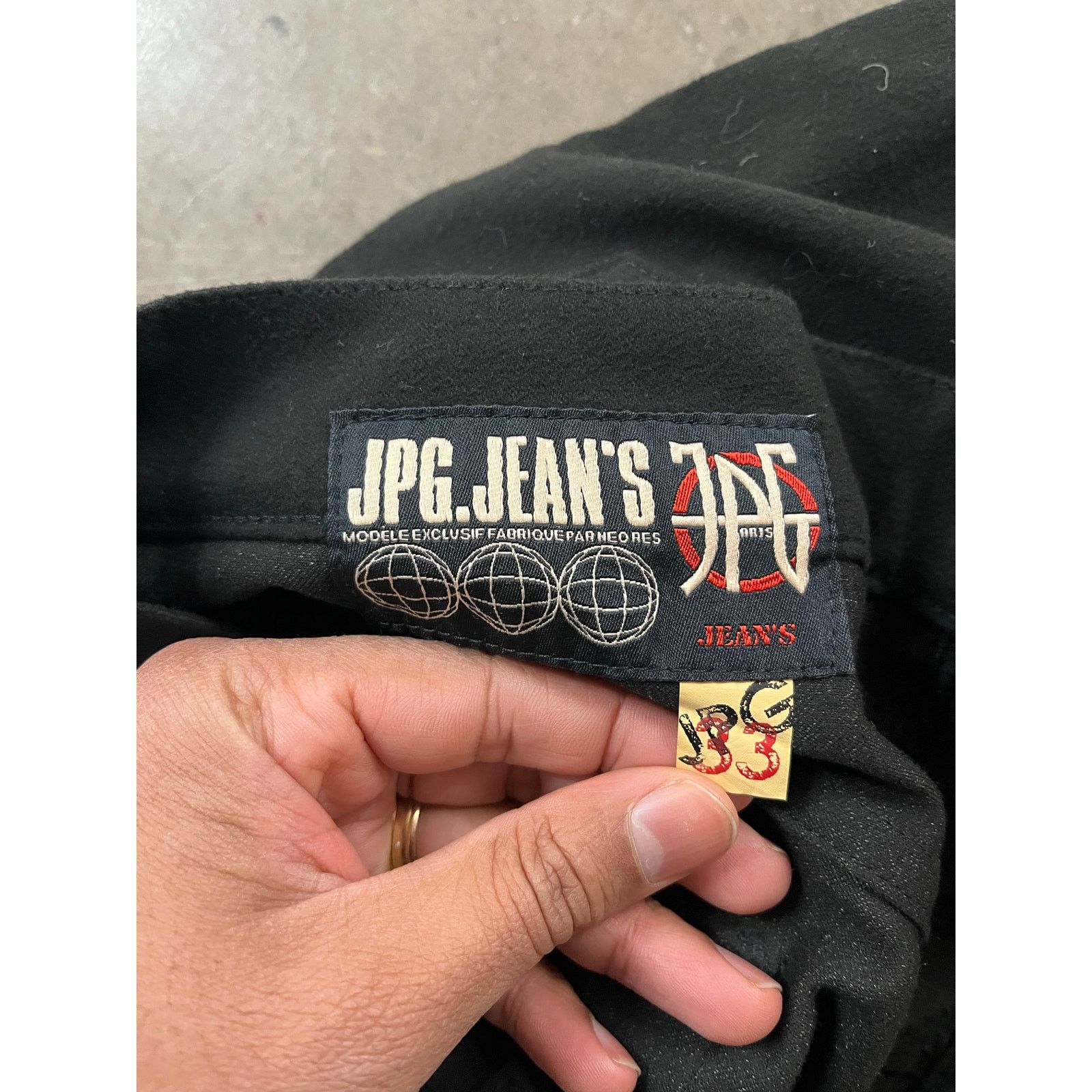 Jean Paul Gaultier Jean-Paul Gaultier - straight fit Jeans / 33x32 / Black Size US 33 - 4 Thumbnail