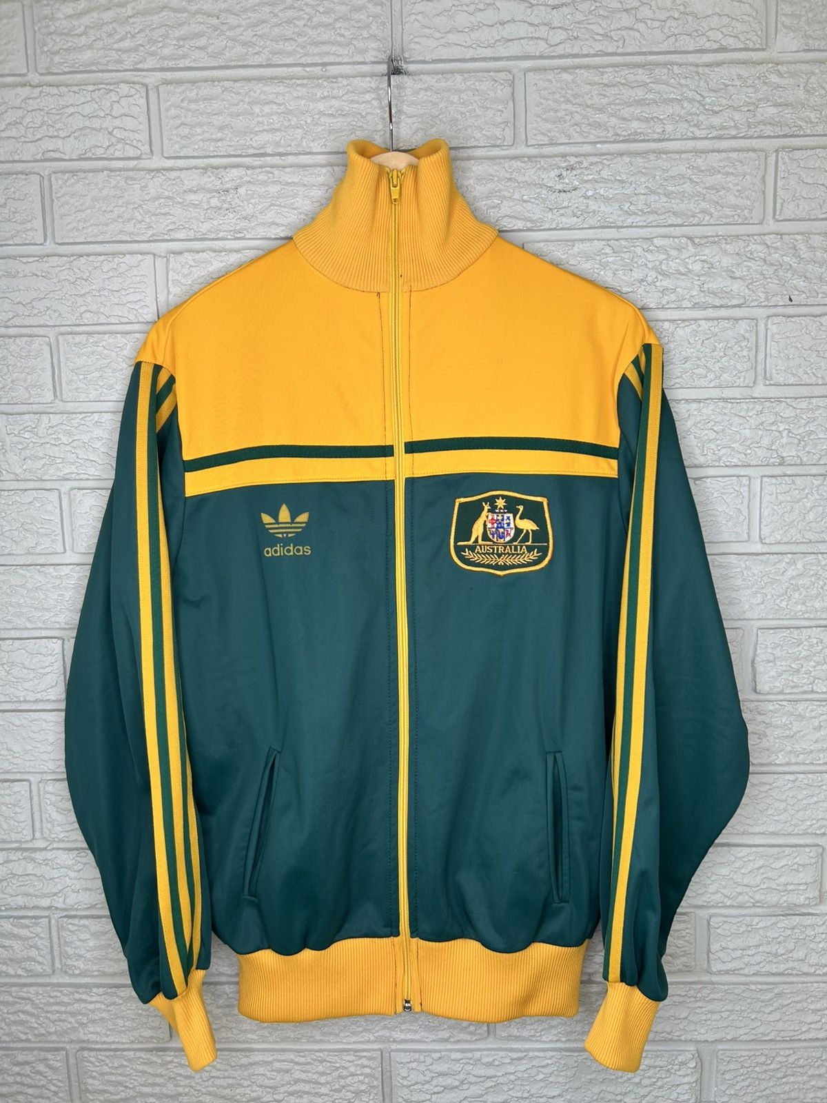Adidas Vintage 80s Adidas Australia World Cup Track Jacket Size US S / EU 44-46 / 1 - 1 Thumbnail