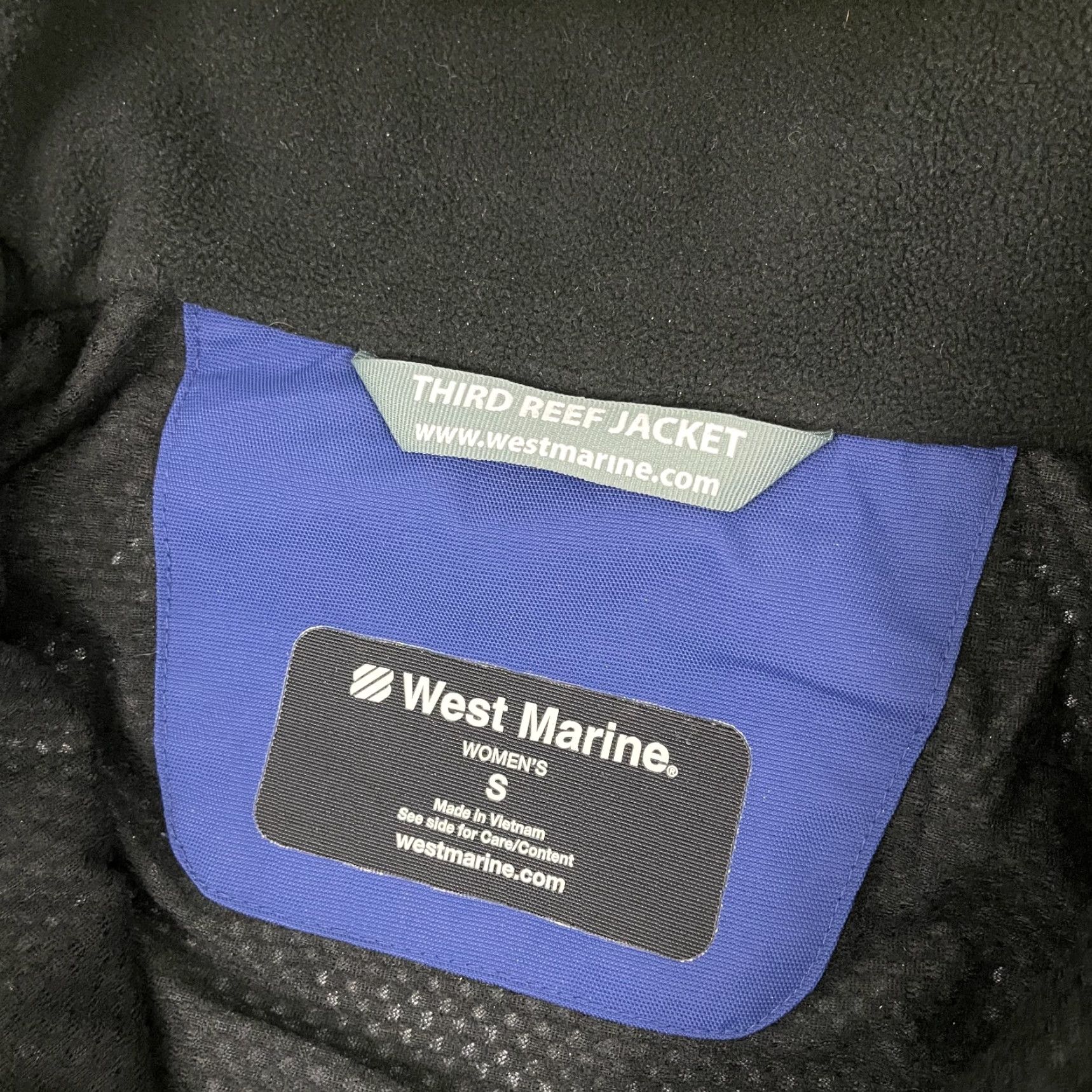 REEF West Marine Third Reef Jacket Womens Small Blue Boating Waterproof 2.5 Size S / US 4 / IT 40 - 2 Thumbnail