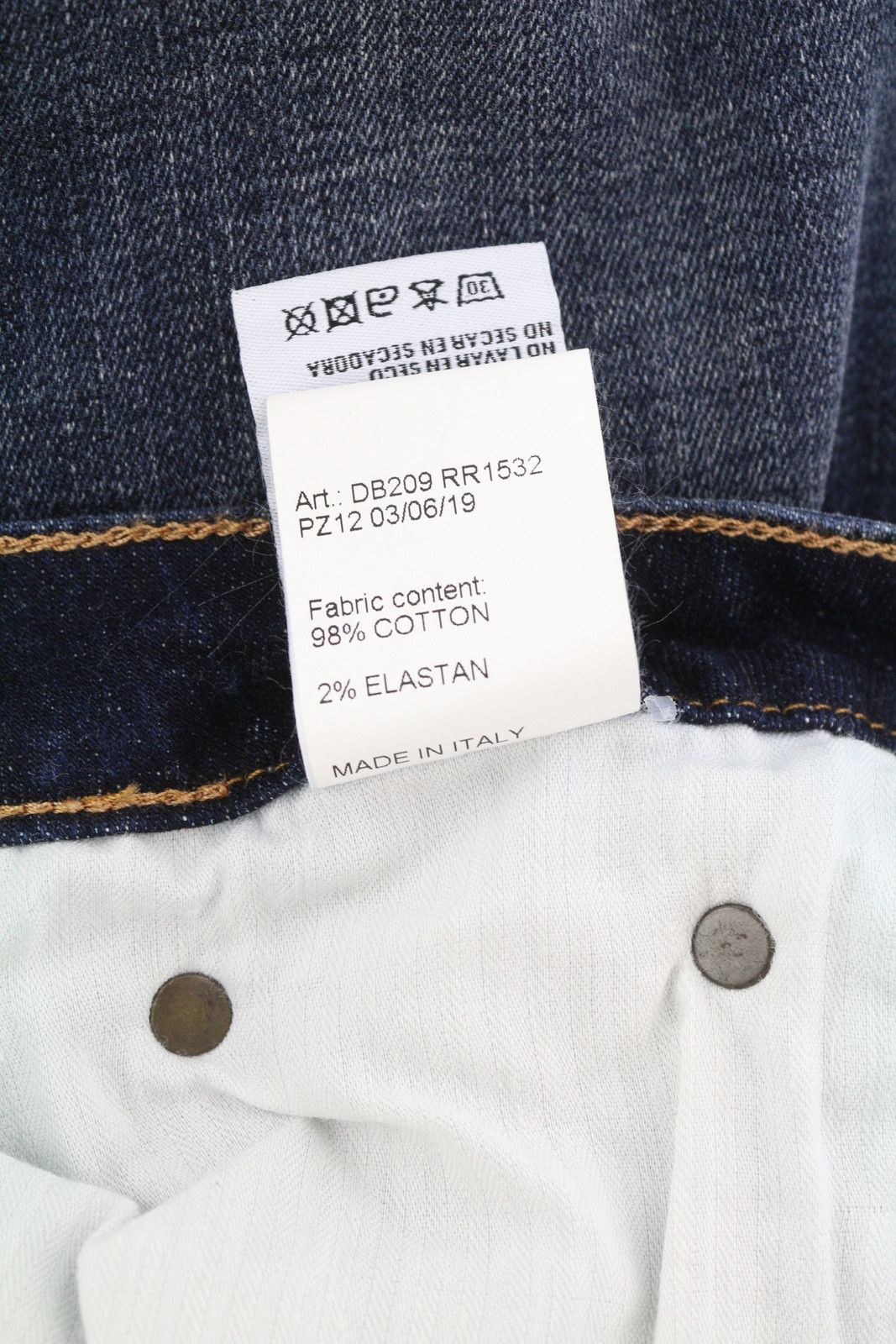 R13 ALISON SKINNY 27 Howell Indigo Black Hem Distress 86231 Size 27" / US 4 / IT 40 - 8 Thumbnail