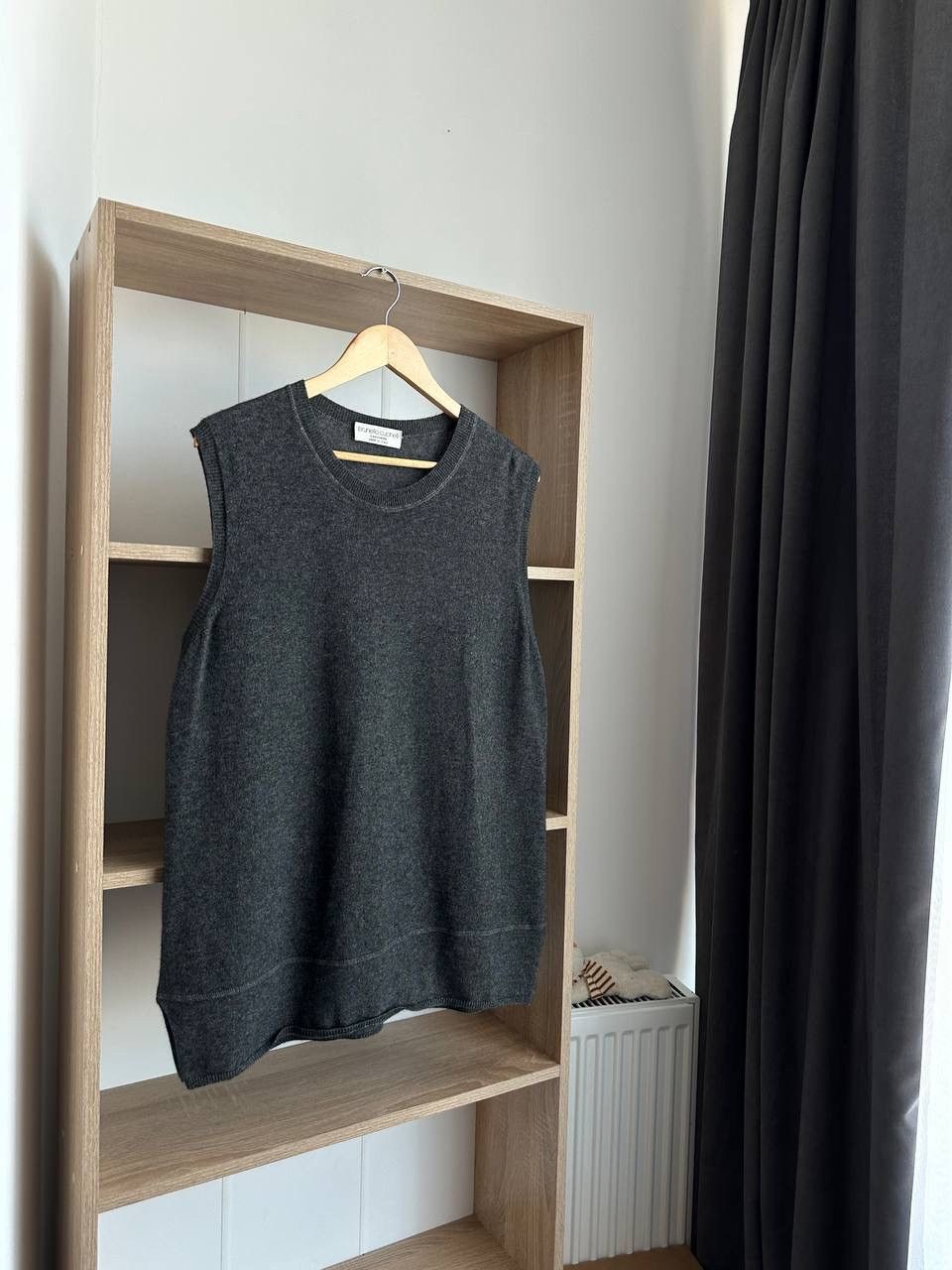 Brunello Cucinelli × Vintage Vintage Brunello Cucinelli Wool Cashmere Cardigan West Gray Size US L / EU 52-54 / 3 - 16 Thumbnail