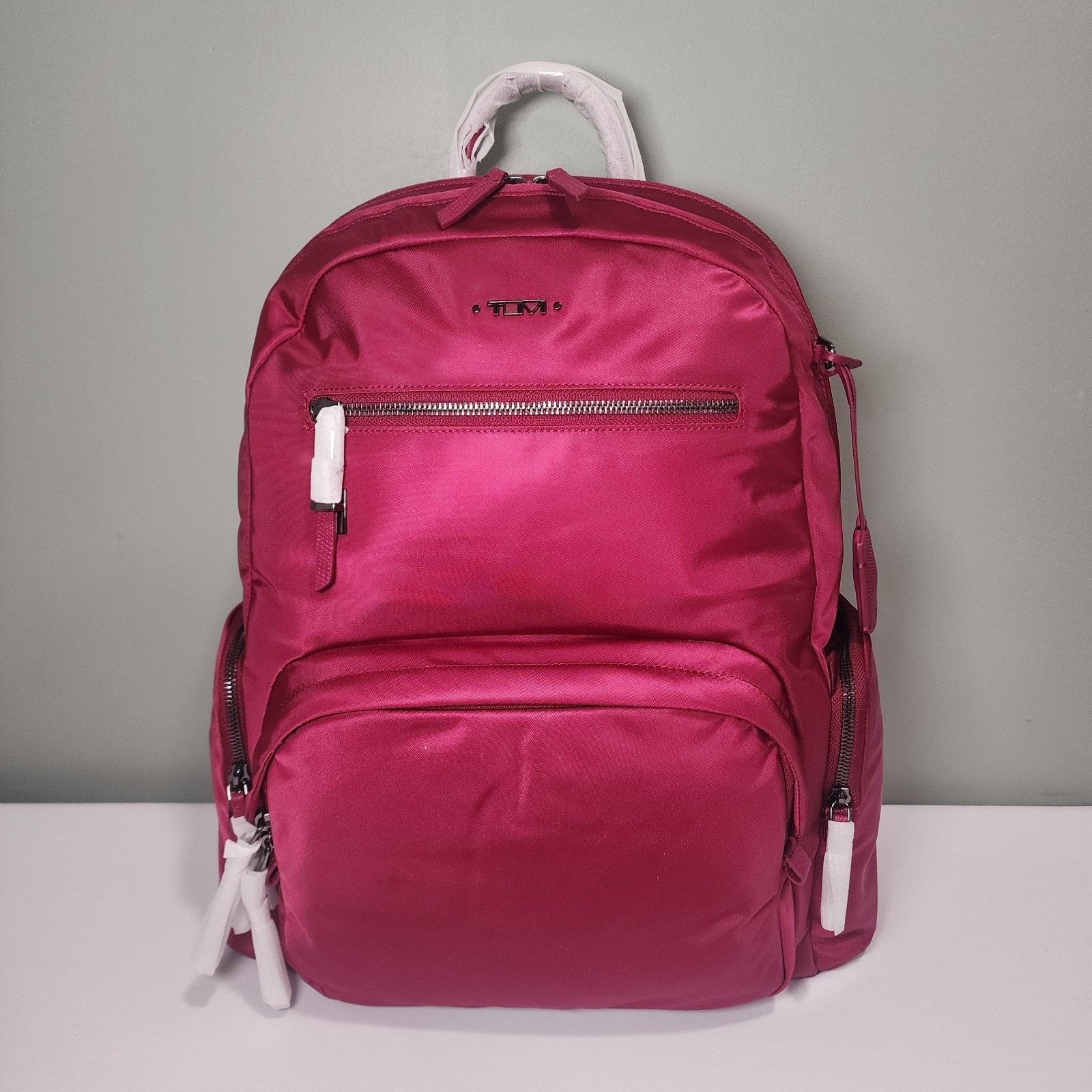 Tumi NWT TUMI CAREN Dark Sherry Backpack Laptop Travel Red Pink Size ONE SIZE - 3 Thumbnail