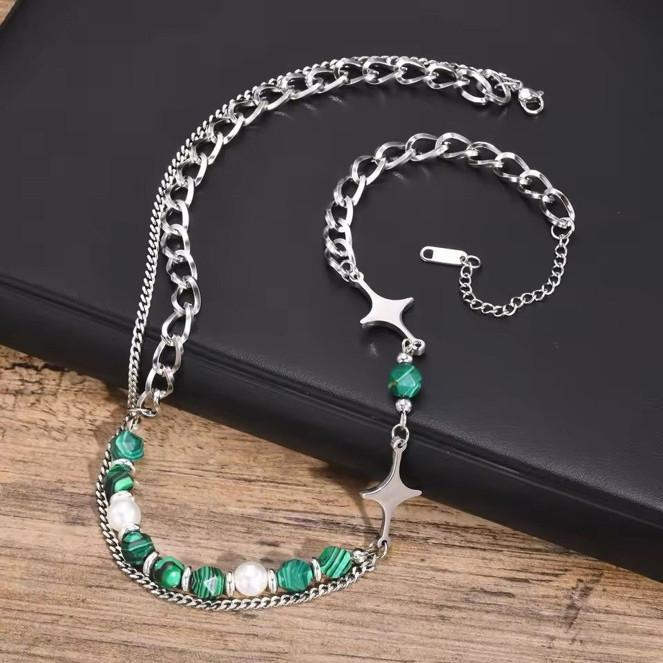 Jewelry Unisex Layered Cuban Chain Necklaces Size ONE SIZE - 5 Thumbnail