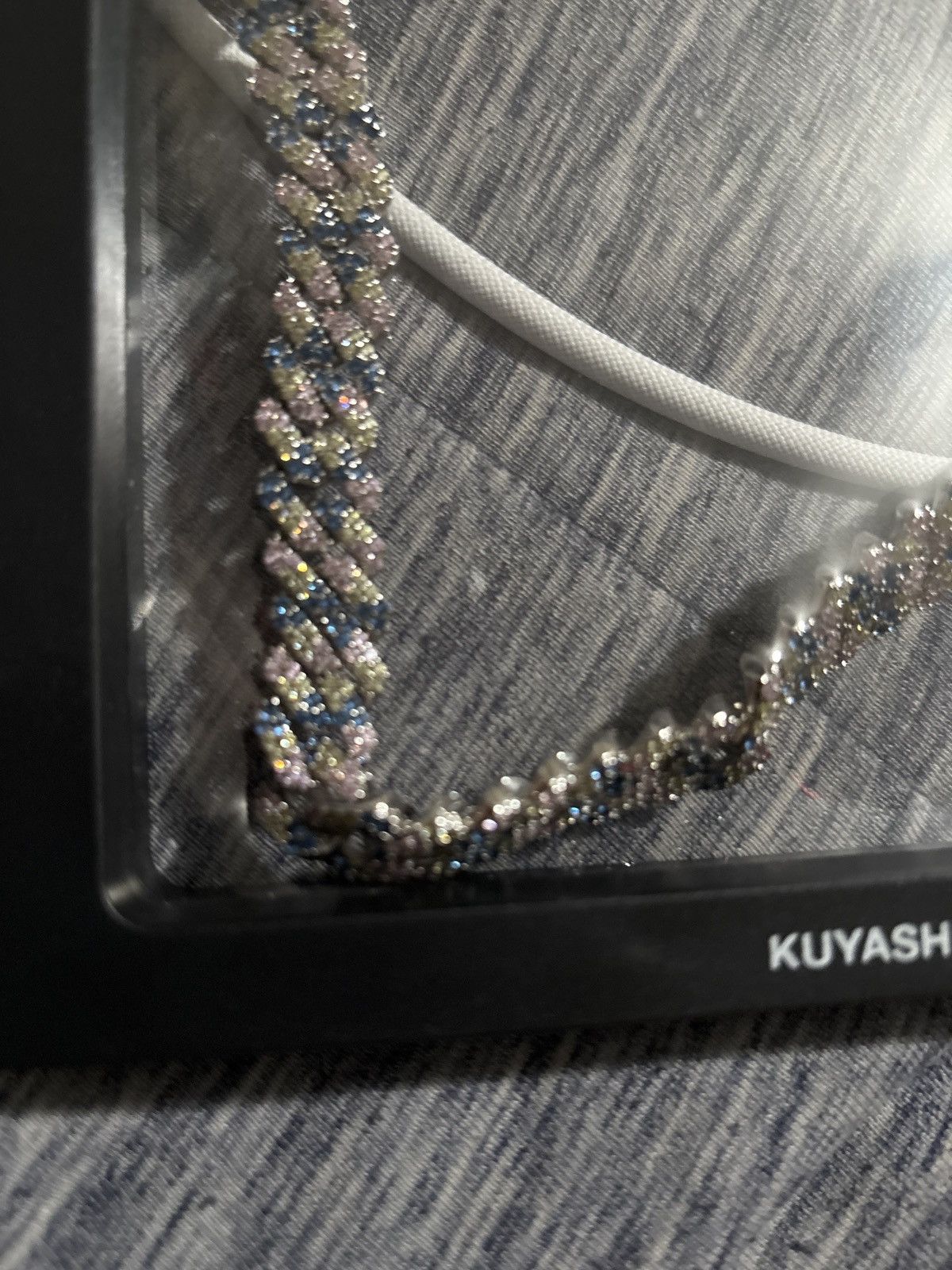 Japanese Brand Kuyashii 12mm Easter pastel Cuban Chain Size ONE SIZE - 2 Thumbnail