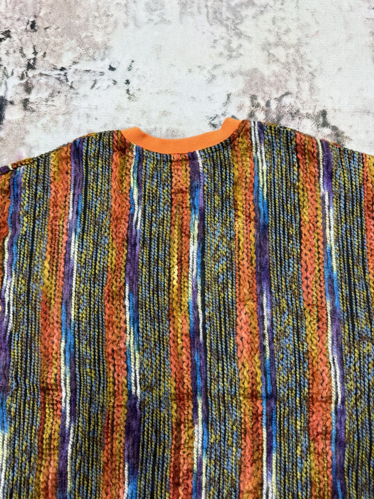 Japanese Brand Unbranded Knit Cropped Sweatshirt Size L / US 10 / IT 46 - 10 Thumbnail