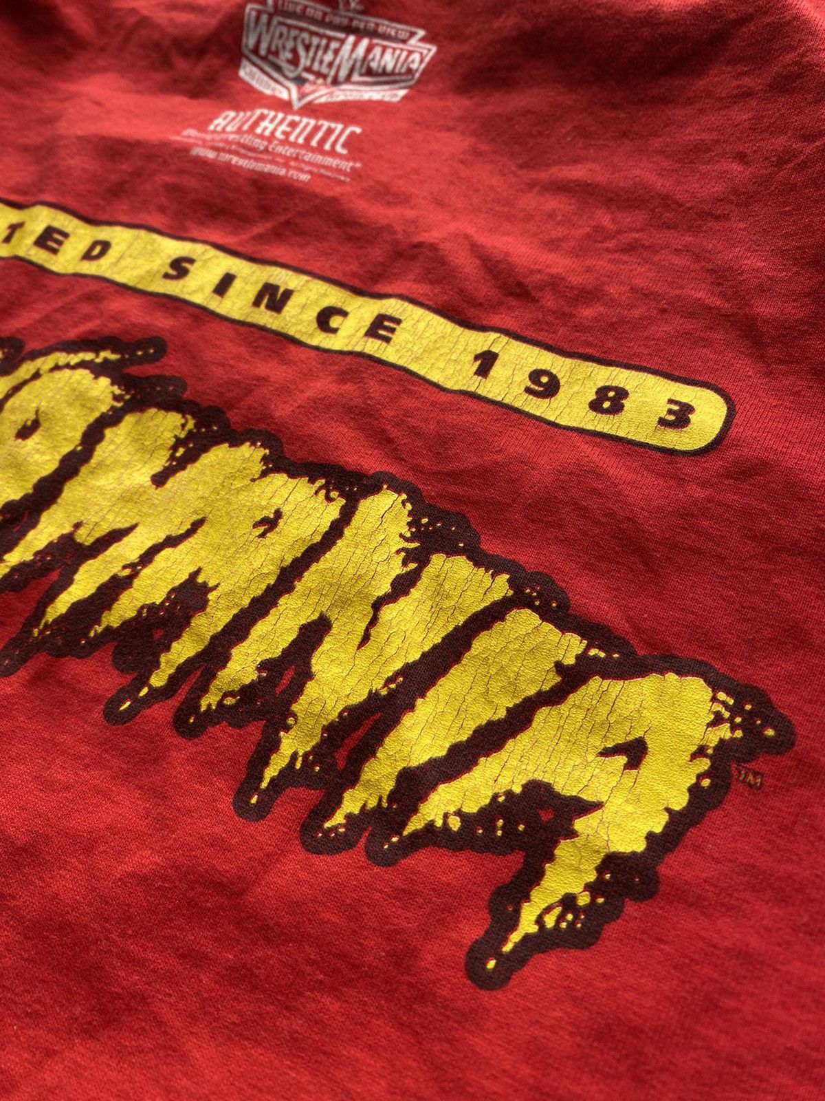 Vintage × WWE 2005 WWE Hulkamania Wrestling Mania Licensed Red Mens Shirt Size US XL / EU 56 / 4 - 7 Thumbnail
