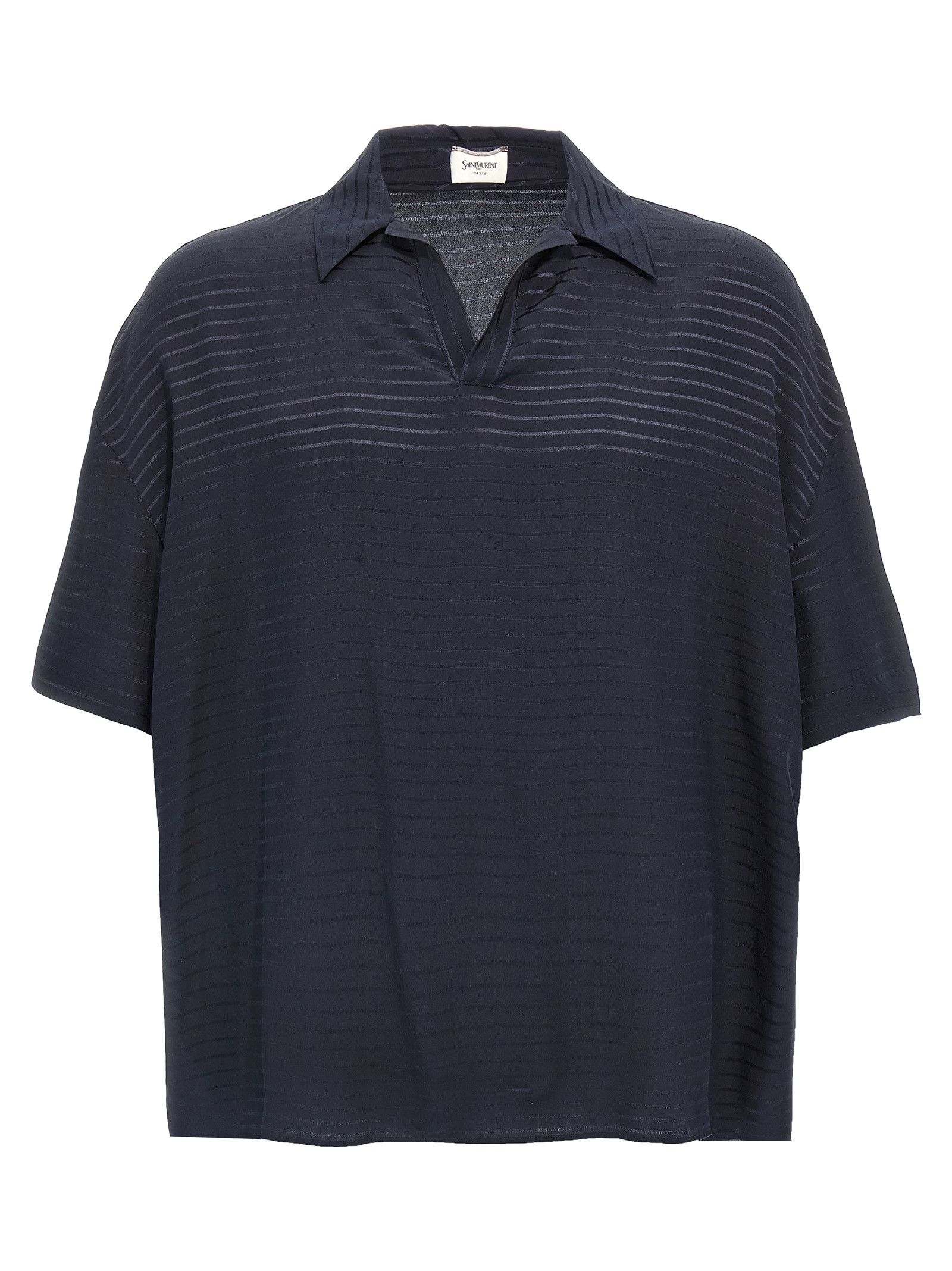 Saint Laurent Paris Silk Polo Shirt Size US L / EU 52-54 / 3 - 1 Thumbnail