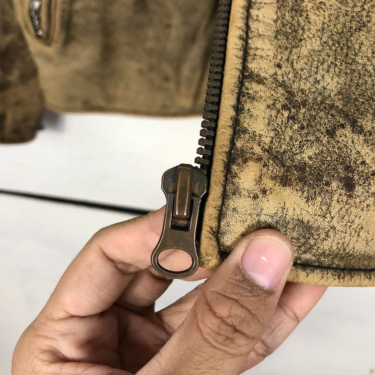 Japanese Brand 📌Vintage True Leather Biker Jacket On Time Road Master Rare Size US L / EU 52-54 / 3 - 17 Thumbnail
