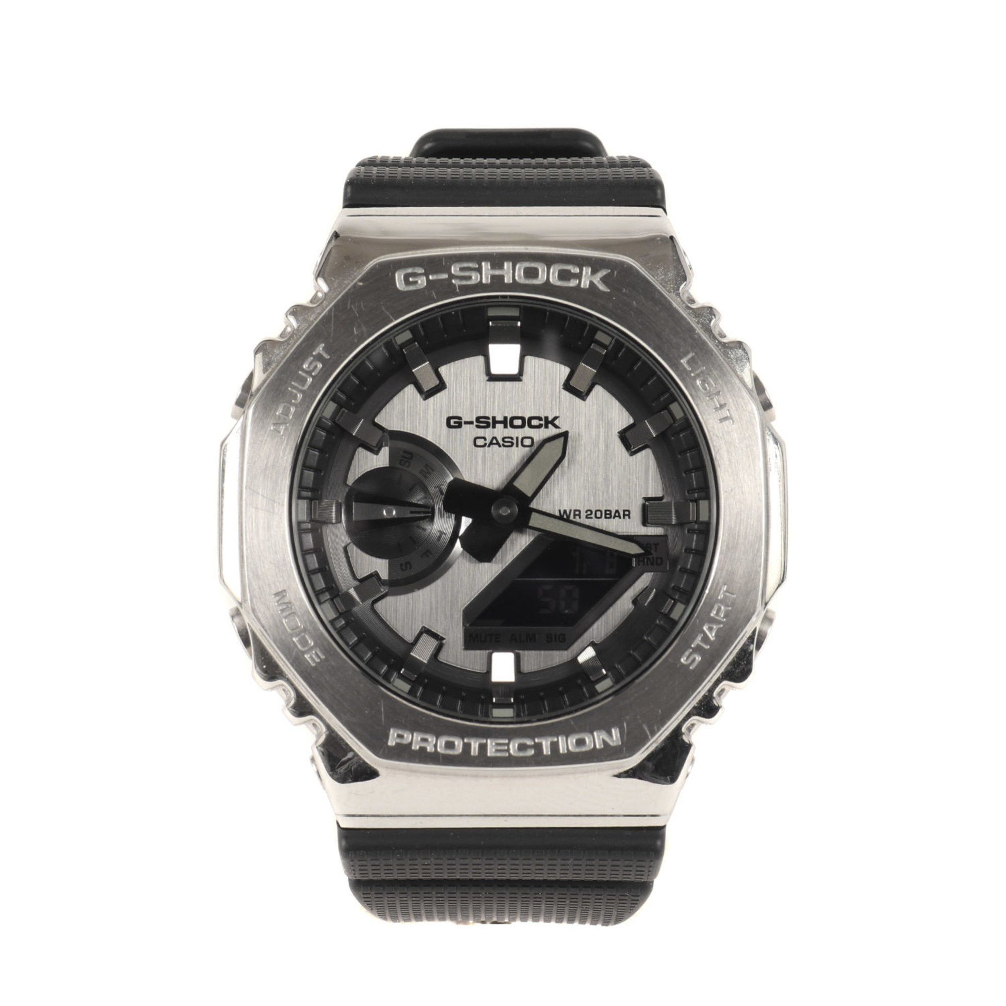Casio G-SHOCK GM-2100-1AJF Metal Covered Watch CASIO Silver Black Size ONE SIZE - 1 Thumbnail