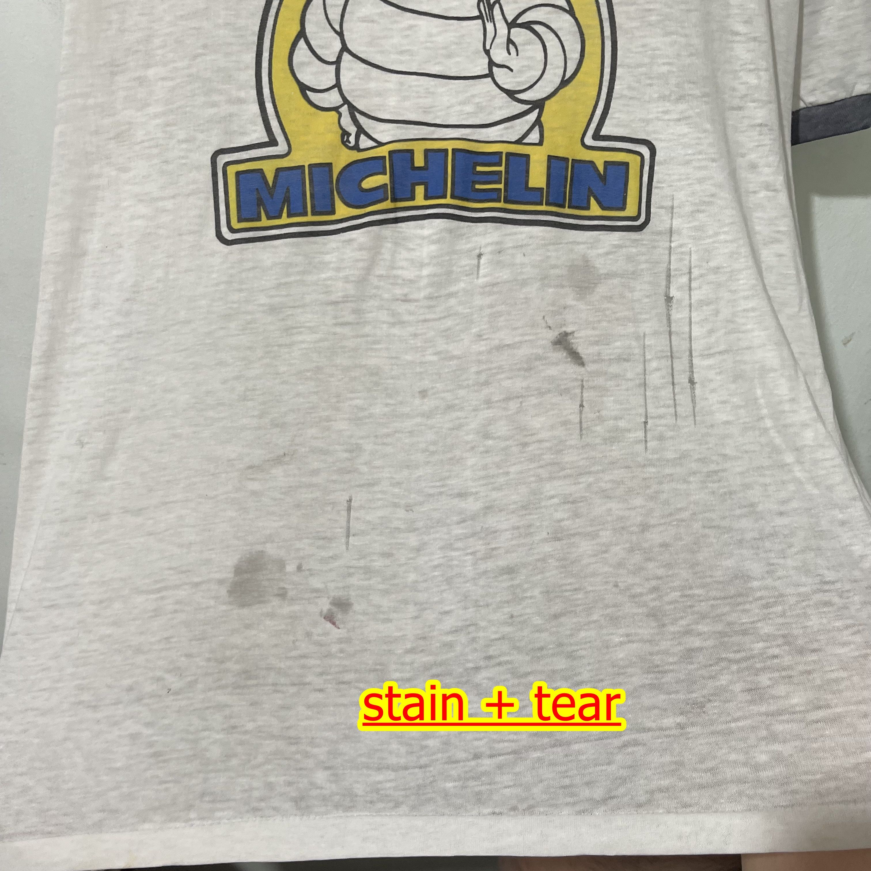 Vintage Vintage 70s Michelin Man Ringer Tee Size US XL / EU 56 / 4 - 7 Thumbnail