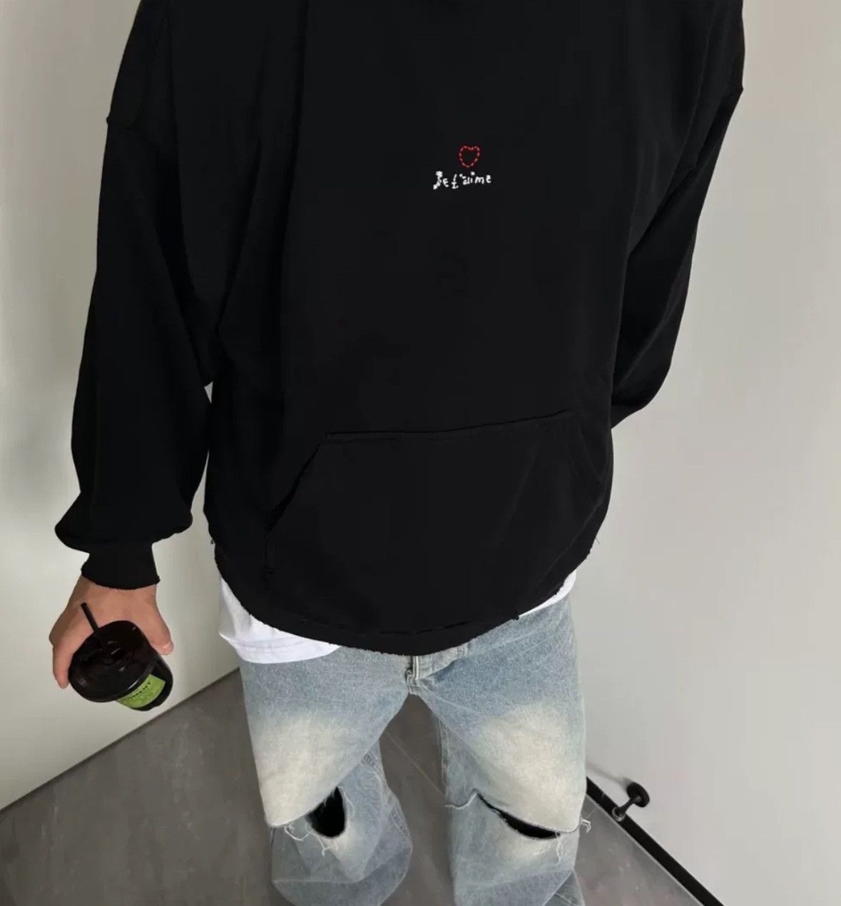 Balenciaga Balenciaga 23fw love destroys hoodies Size US XS / EU 42 / 0 - 8 Thumbnail