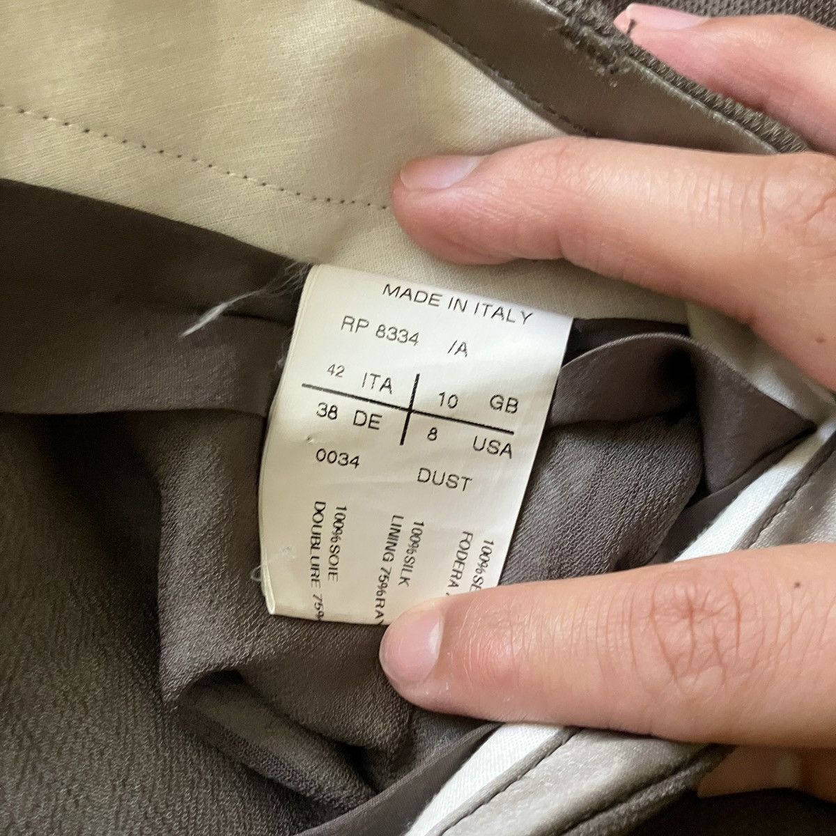 Rick Owens Rick Owens Womens Olmar and Mirta silk crops Size 28" / US 6 / IT 42 - 3 Thumbnail
