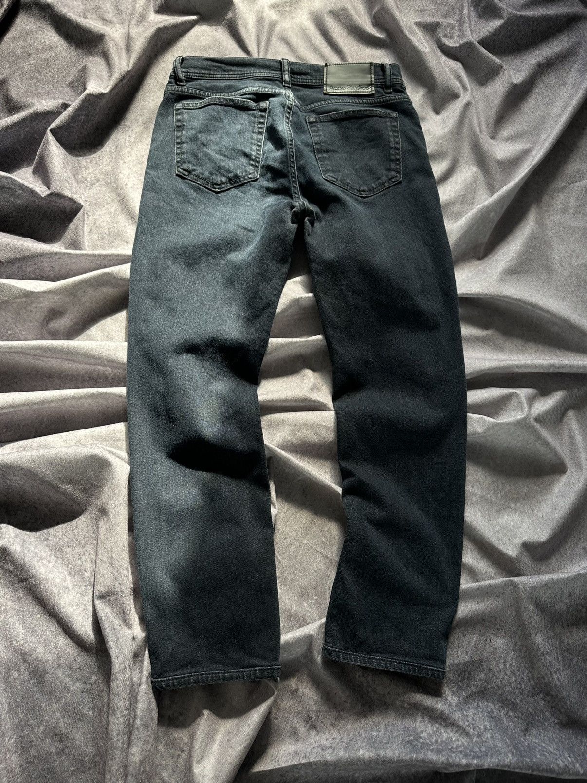 Acne Studios Acne Studios North Blue Black Slim Jeans Size US 29 - 1 Thumbnail