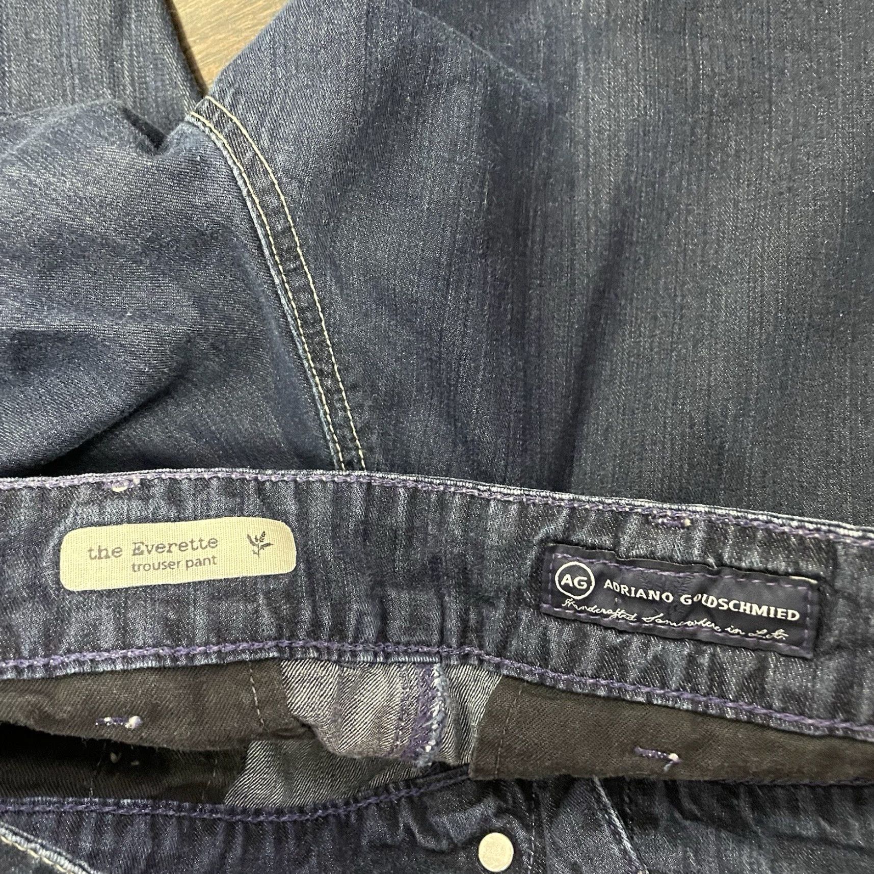 Vintage Adriano Goldschmied Jeans The Everette Womens 27x31 Blue Size 27" / US 4 / IT 40 - 4 Thumbnail