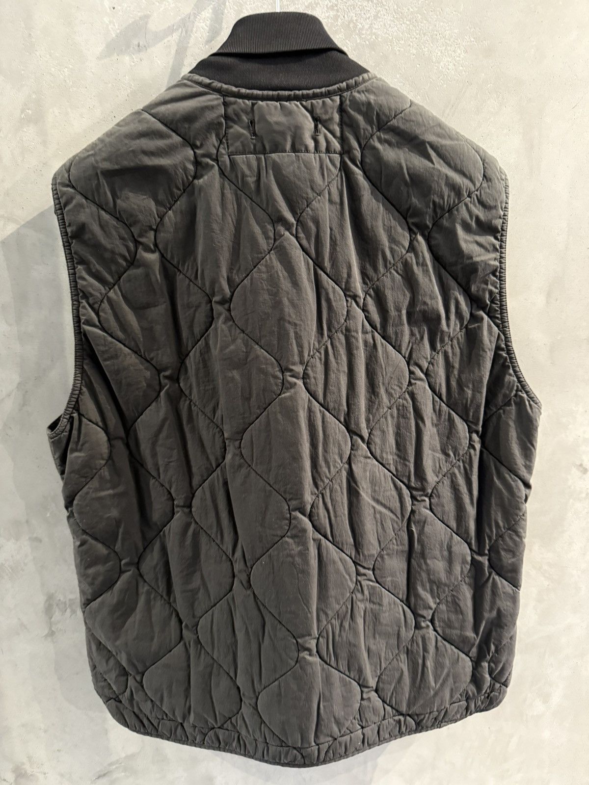 Stone Island 🔥 Stone Island 50 Fili Quilted-TC Vest Black 🔥 Size US XL / EU 56 / 4 - 3 Thumbnail