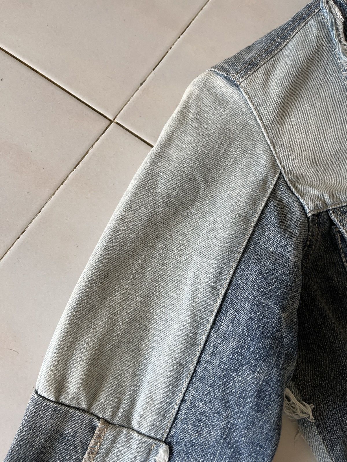 Isabel Marant Isabel Marant Patchwork Denim Jacket Size S / US 4 / IT 40 - 12 Thumbnail