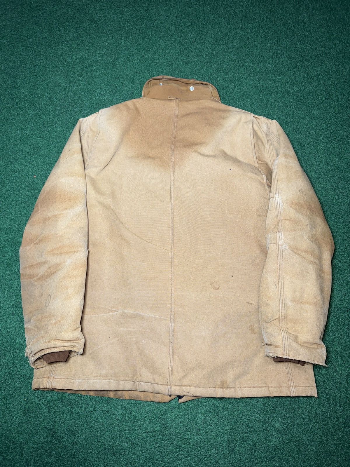 Carhartt Vtg 90s Cahartt Faded Arctic Insulated XL Work Wear Jacket Size US XL / EU 56 / 4 - 2 Thumbnail