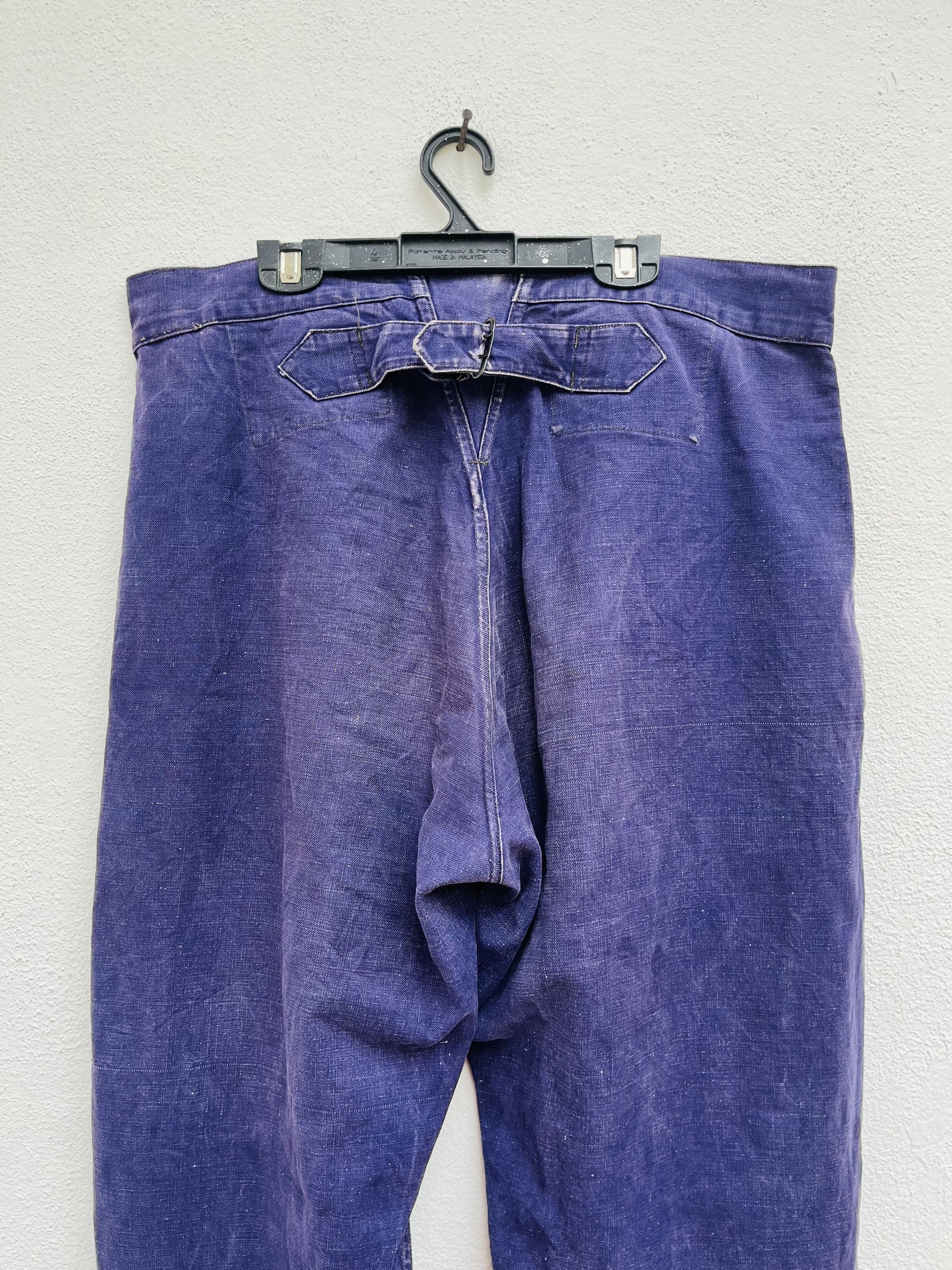 Vintage Vintage 1940s 50s Vintage French Army Work Trousers Size US 34 / EU 50 - 11 Thumbnail