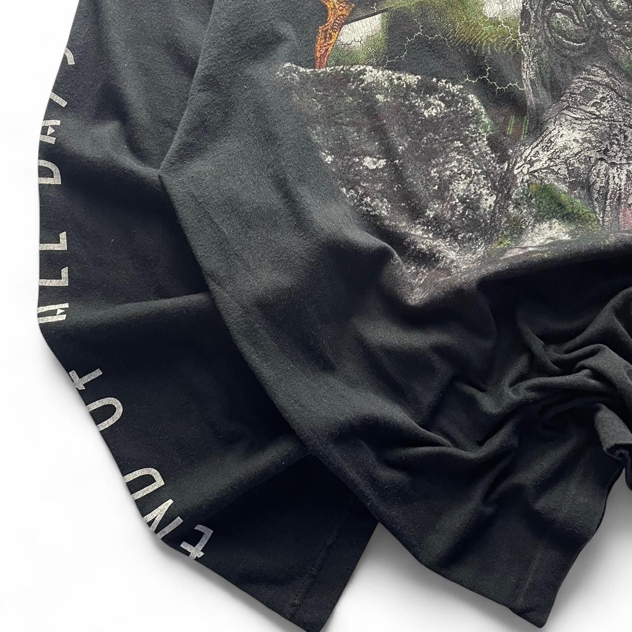 Band Tees 💫🌹1996 rare Rage “End Of All Days” Screen Stars long sleeve Size US XL / EU 56 / 4 - 4 Thumbnail