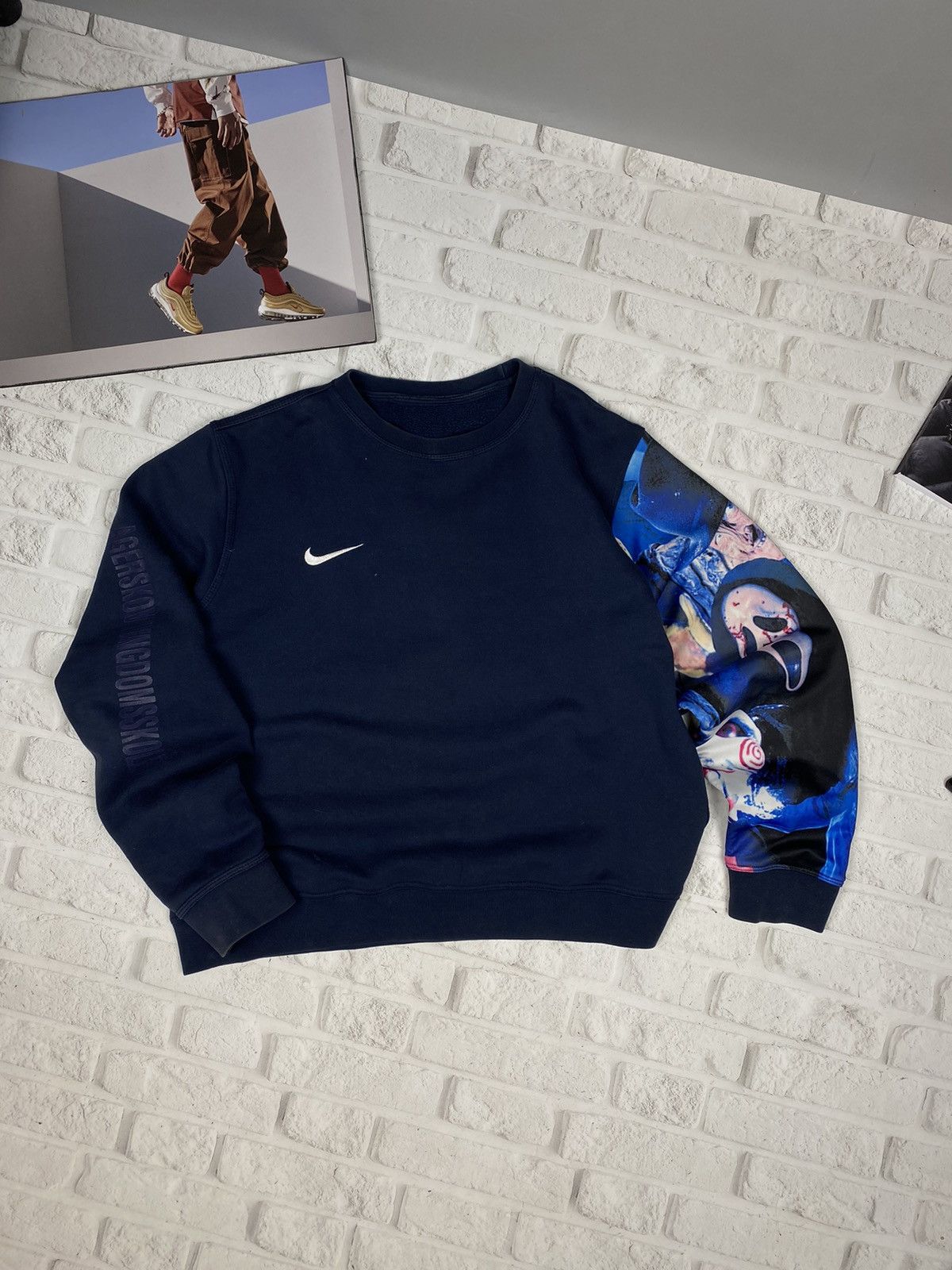 💥CRAZY REWORKED NIKE (HORROR) VINTAGE SWEATSHIRT