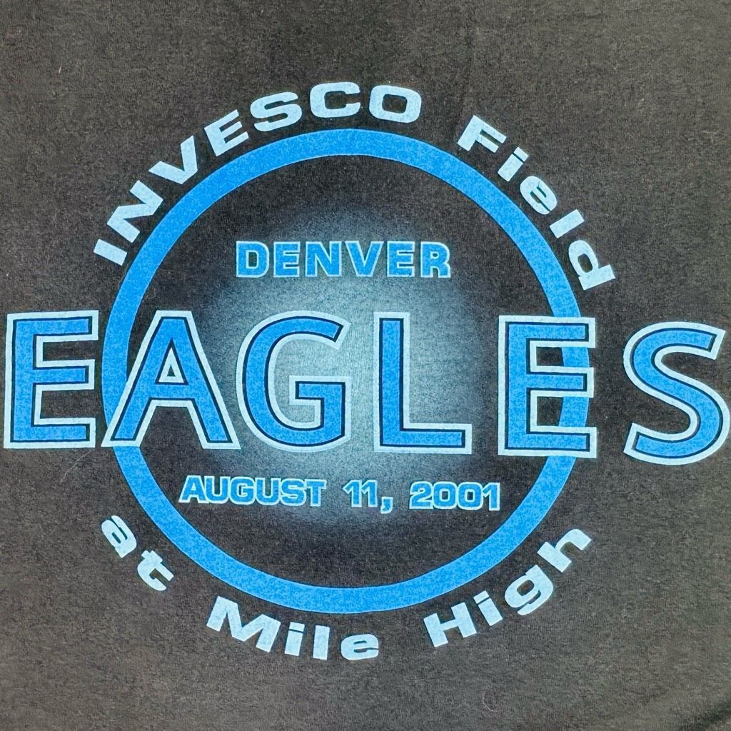 Anvil Vintage Anvil 2001 The Eagles Invesco Field Concert Tee - XL Size US XL / EU 56 / 4 - 4 Thumbnail