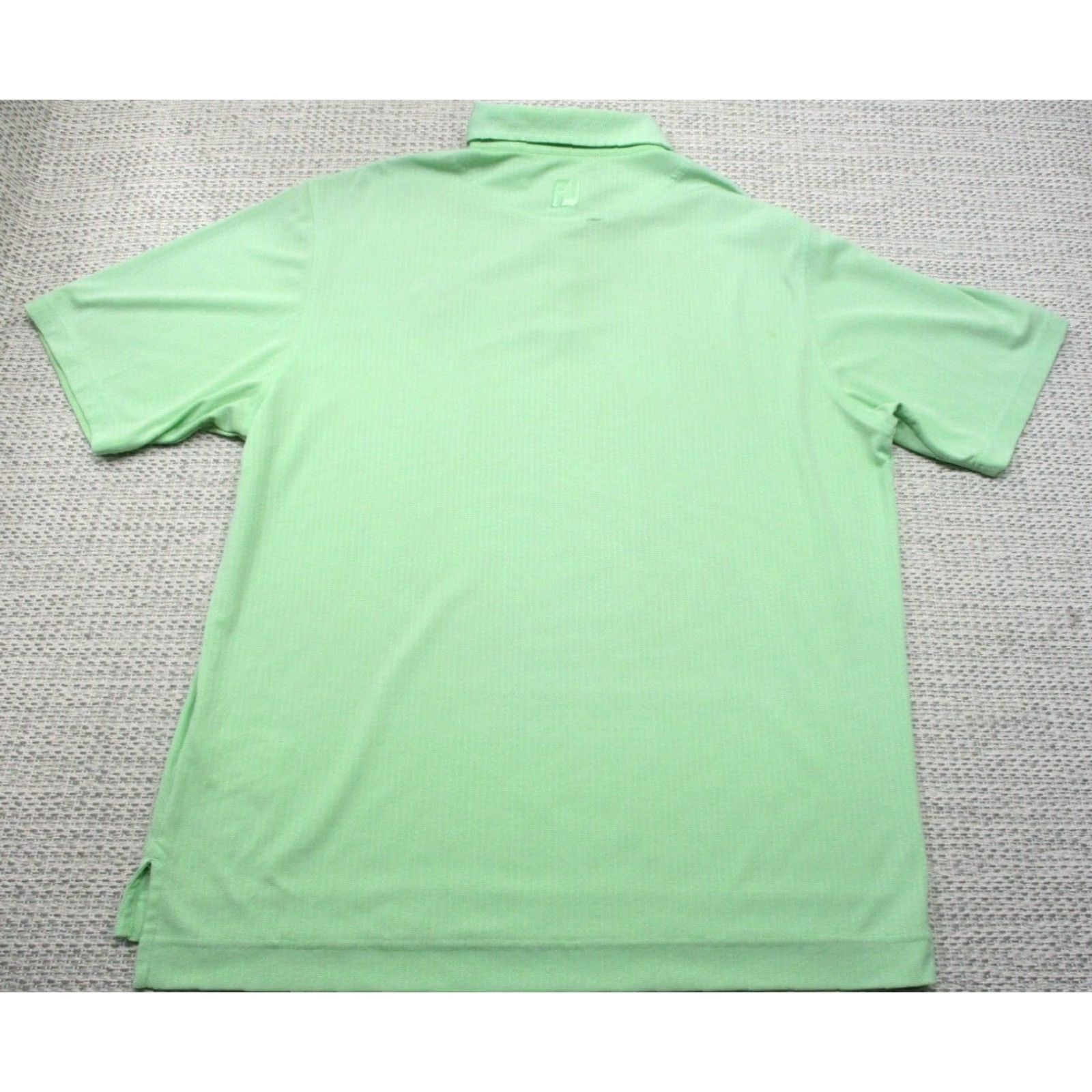 Footjoy FootJoy Polo Shirt Adult Large Lightweight Golf Mens Green Polo Short Sleeve Solid Logo Regular Vintage No Size US L / EU 52-54 / 3 - 7 Thumbnail