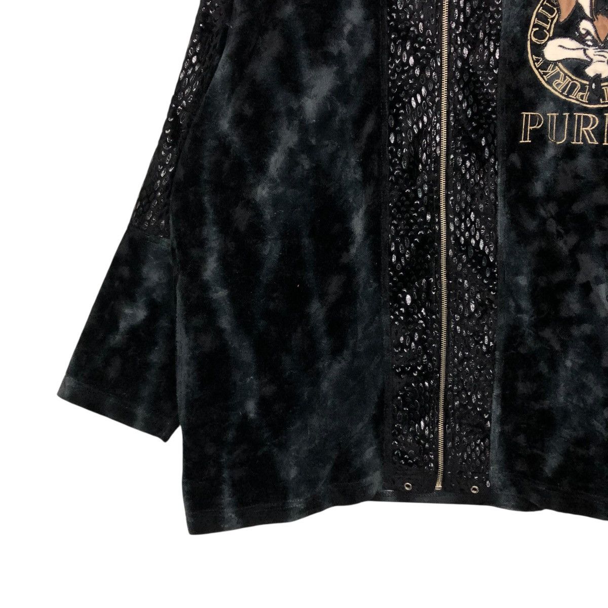 Cartoon Network 🔥VINTAGE OVERSIZE JACKET CARTOON PURKY RICH BLACK BIG LOGO Size US M / EU 48-50 / 2 - 6 Thumbnail