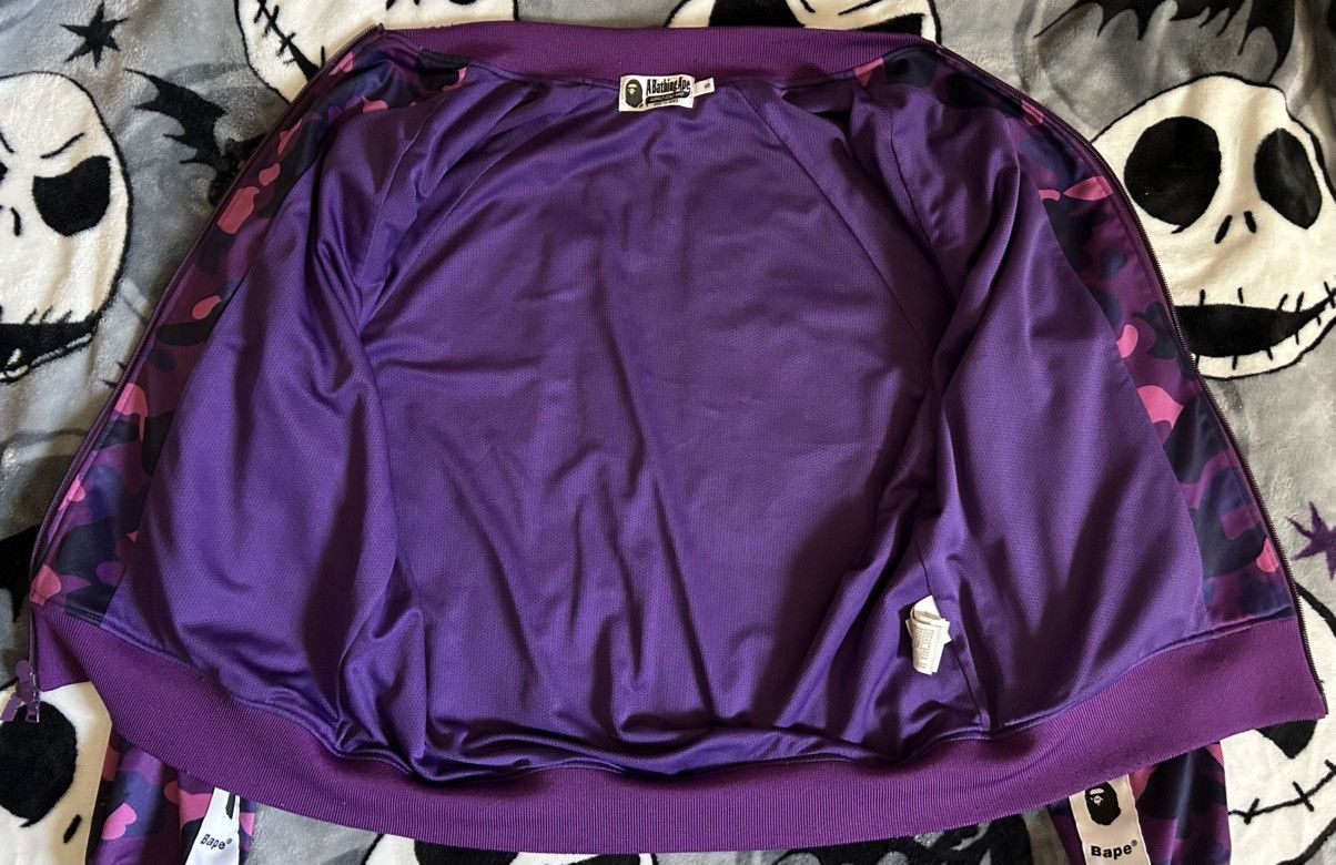 Bape Bape Purple Camo Track Jacket Size US S / EU 44-46 / 1 - 5 Thumbnail