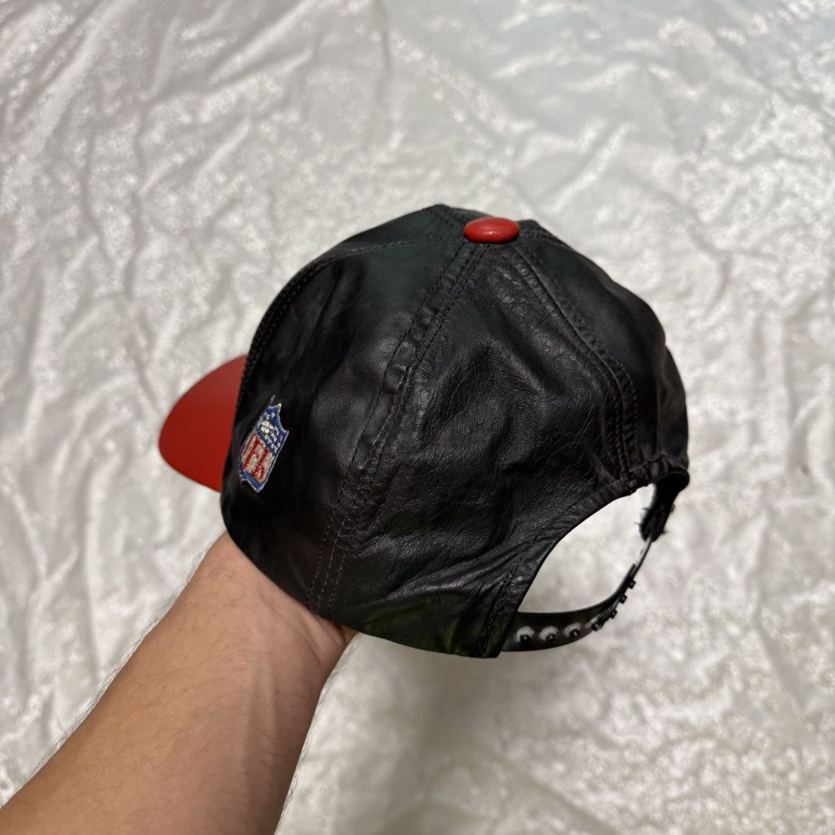 NFL Vintage San Francisco 49ers Cap Snapback Leather NFL 90s Size ONE SIZE - 5 Thumbnail