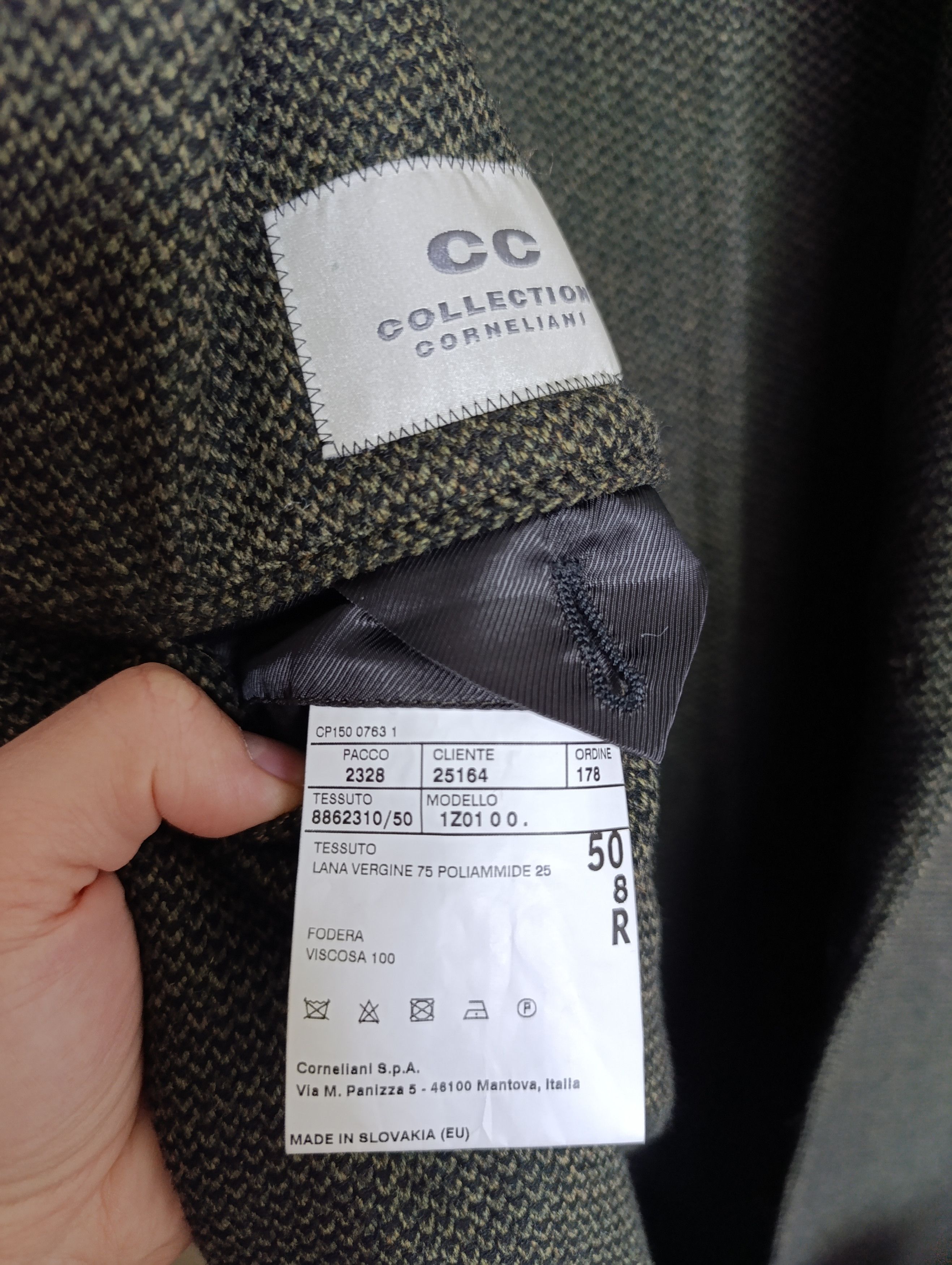 Corneliani CC COLLECTION CORNELIANI MENS WOOL COATS Size US M / EU 48-50 / 2 - 14 Thumbnail