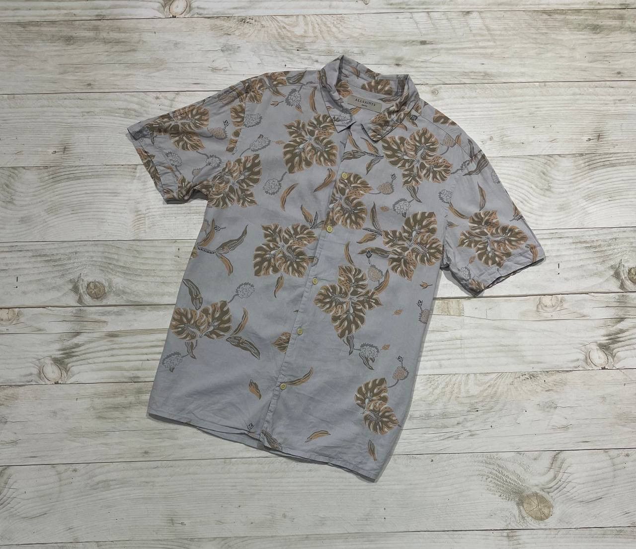 Allsaints Allsaints Kauai Shirt Buttons Viscose Hawaii Flowers Size US S / EU 44-46 / 1 - 1 Thumbnail