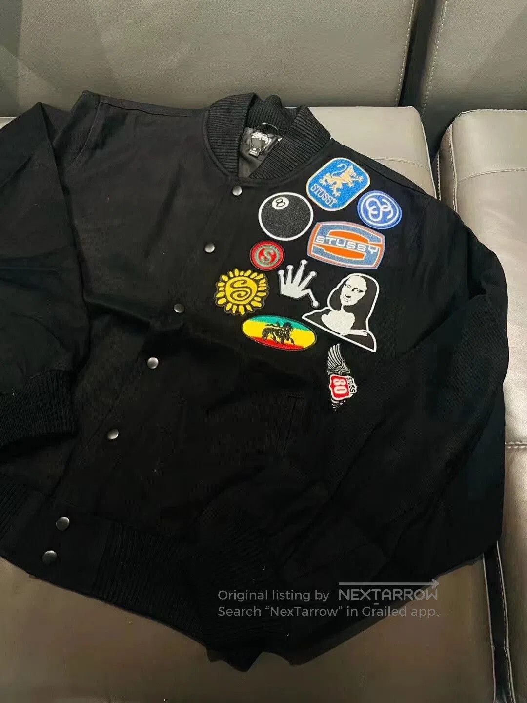 Stussy Stussy Embroidered Baseball Jacket. Size US M / EU 48-50 / 2 - 2 Thumbnail