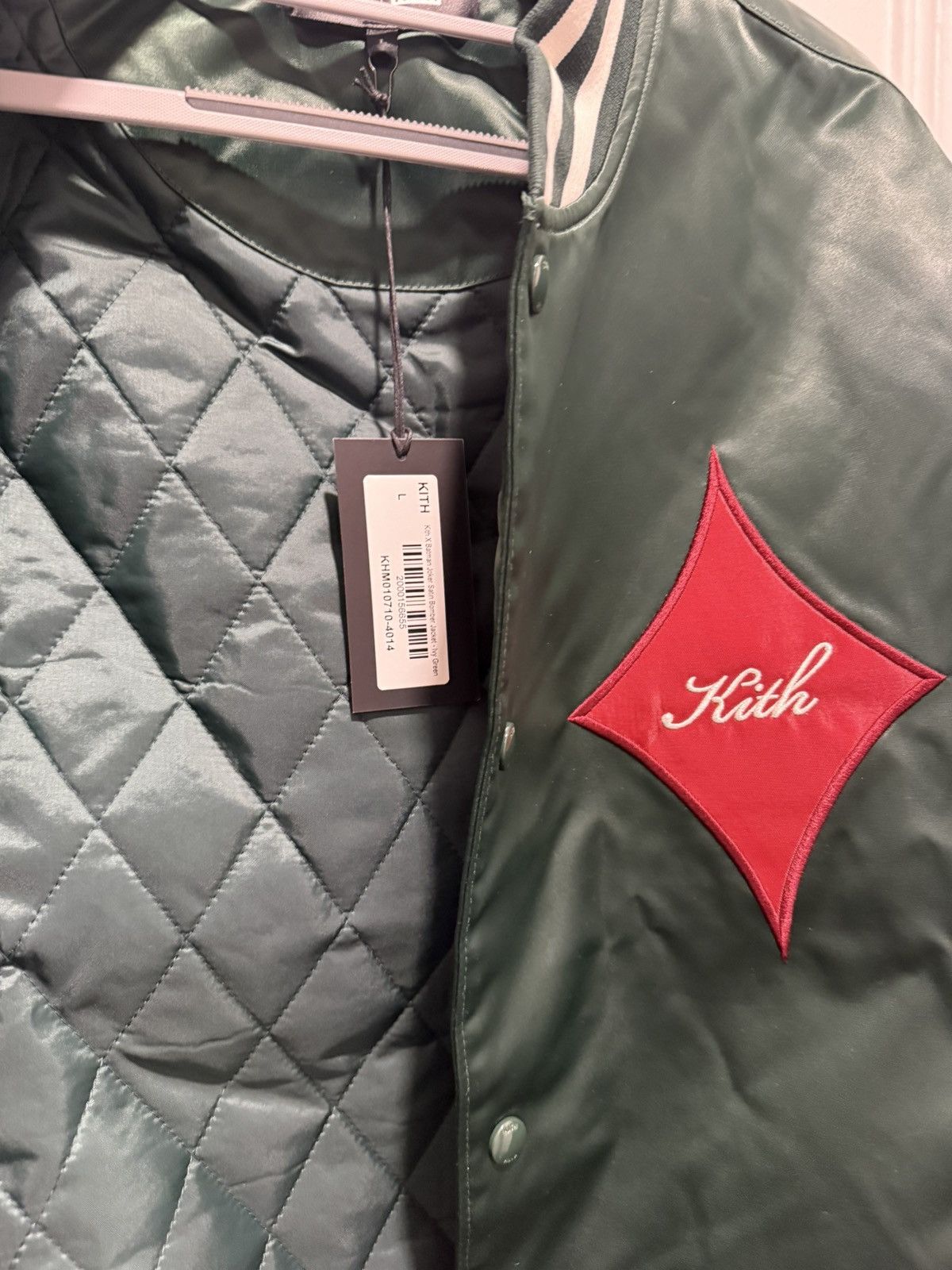 DC Comics × Kith Kith x Batman Joker Satin Bomber Jacket