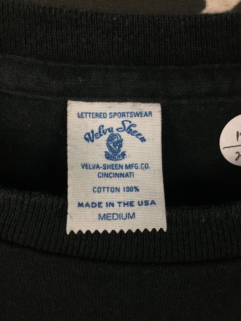Velva Sheen Vtg Velva Sheen Lettered Sportswear Made in Usa Pocket Tee Size US M / EU 48-50 / 2 - 8 Thumbnail